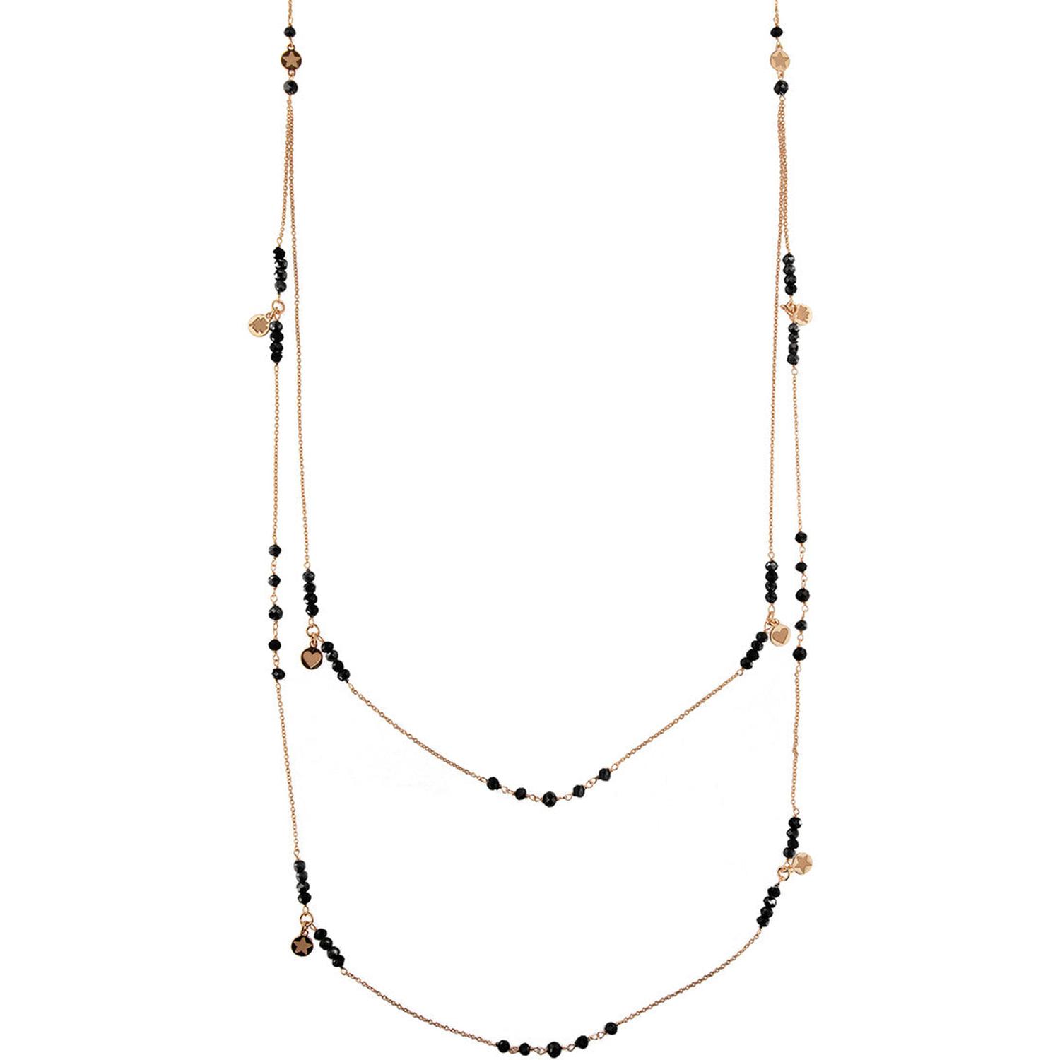 Rue Des Mille - CLGIP2V4N - DOUBLE CHAIN NECKLACE - GIPSY TIERRA BLACK