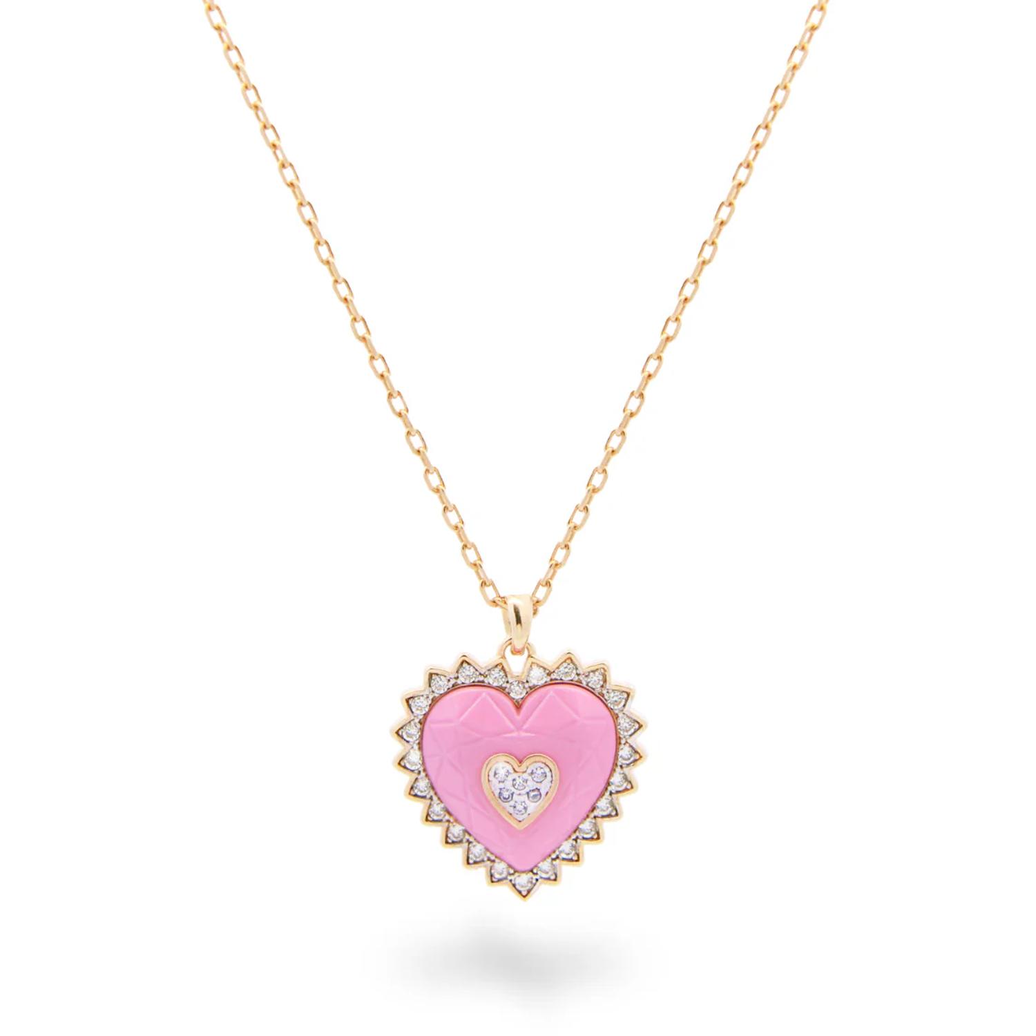 Rue Des Mille - CLZ025M1CUORAU - Holy Berry Heart Necklace - BON BON