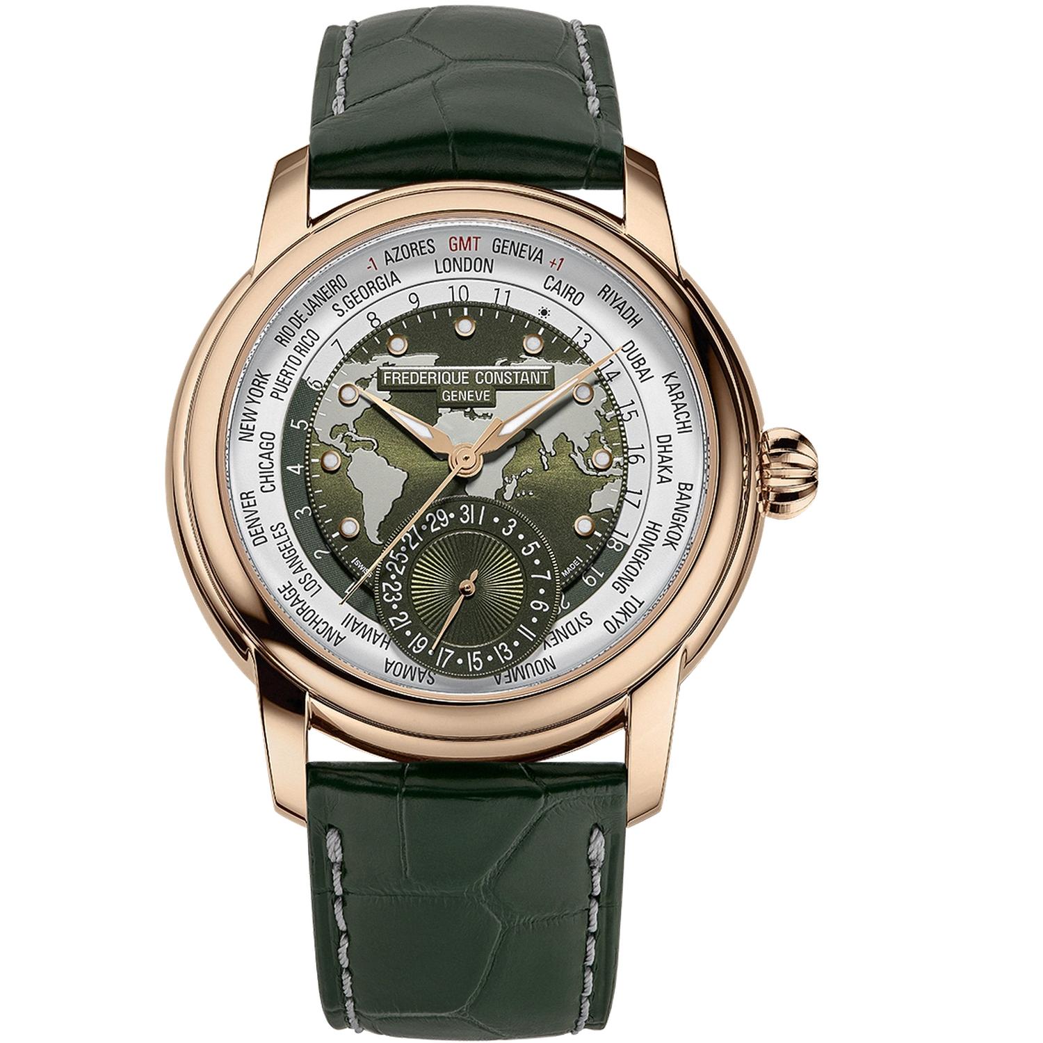 Frederique Constant - FC-718KWWM4H9 - Manufacture Classic Worldtimer
FC-718KWWM4H9