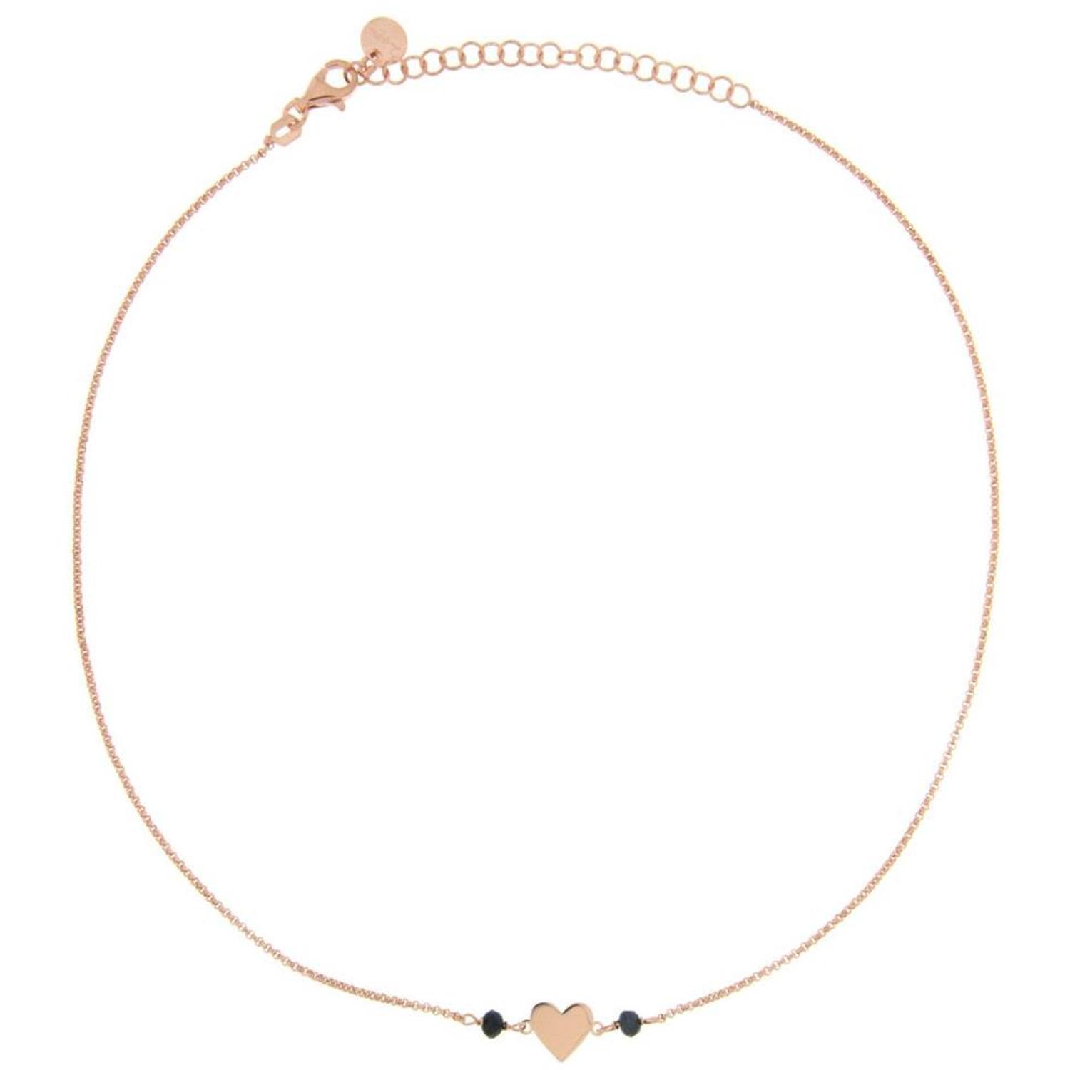 Rue Des Mille - Donna - GRSTRABLCUO - Collana Girocollo Cuore Pietre Blu