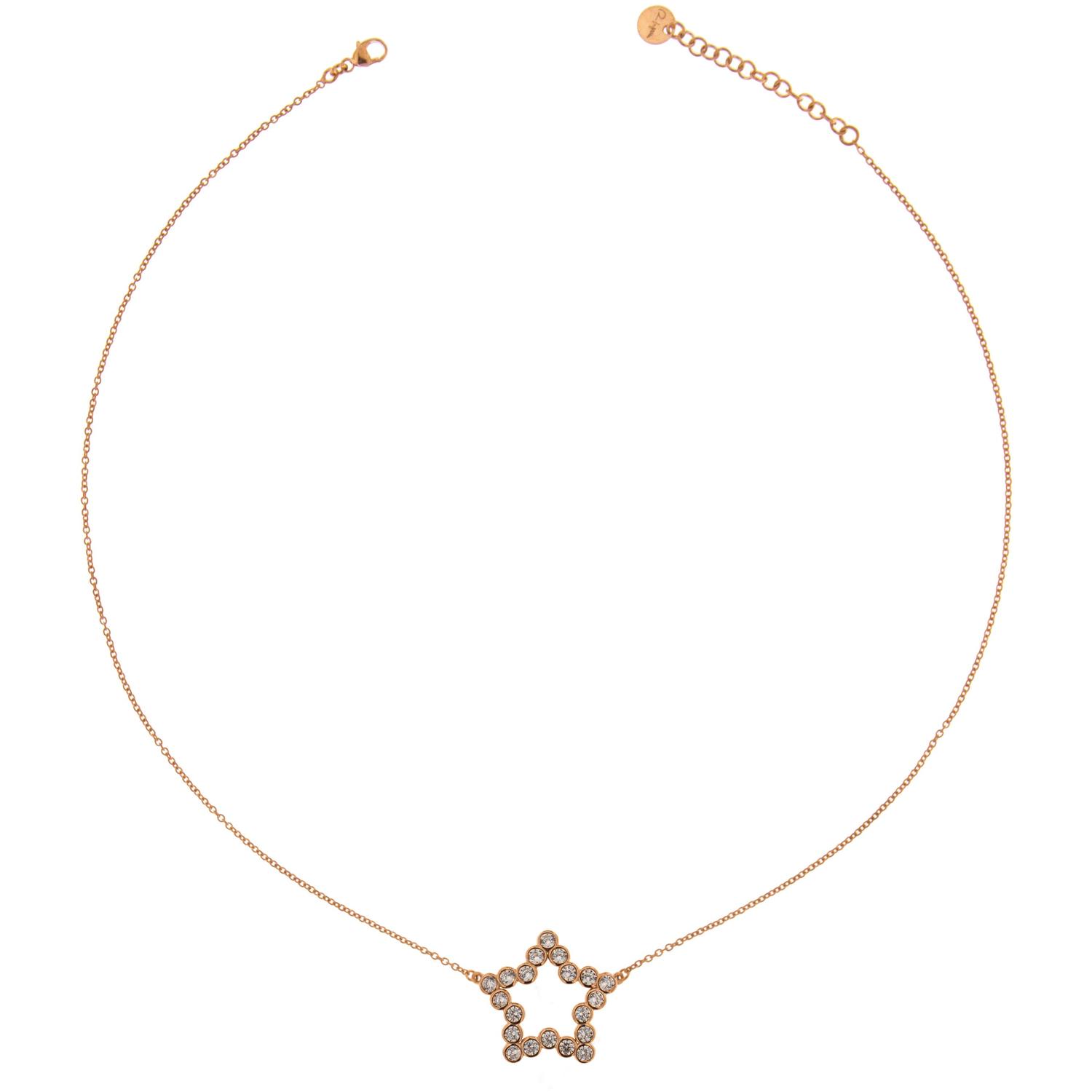 Rue Des Mille - GRZ006CASTSTE - GRZ006CASTSTE - Zircon Star Chain Choker