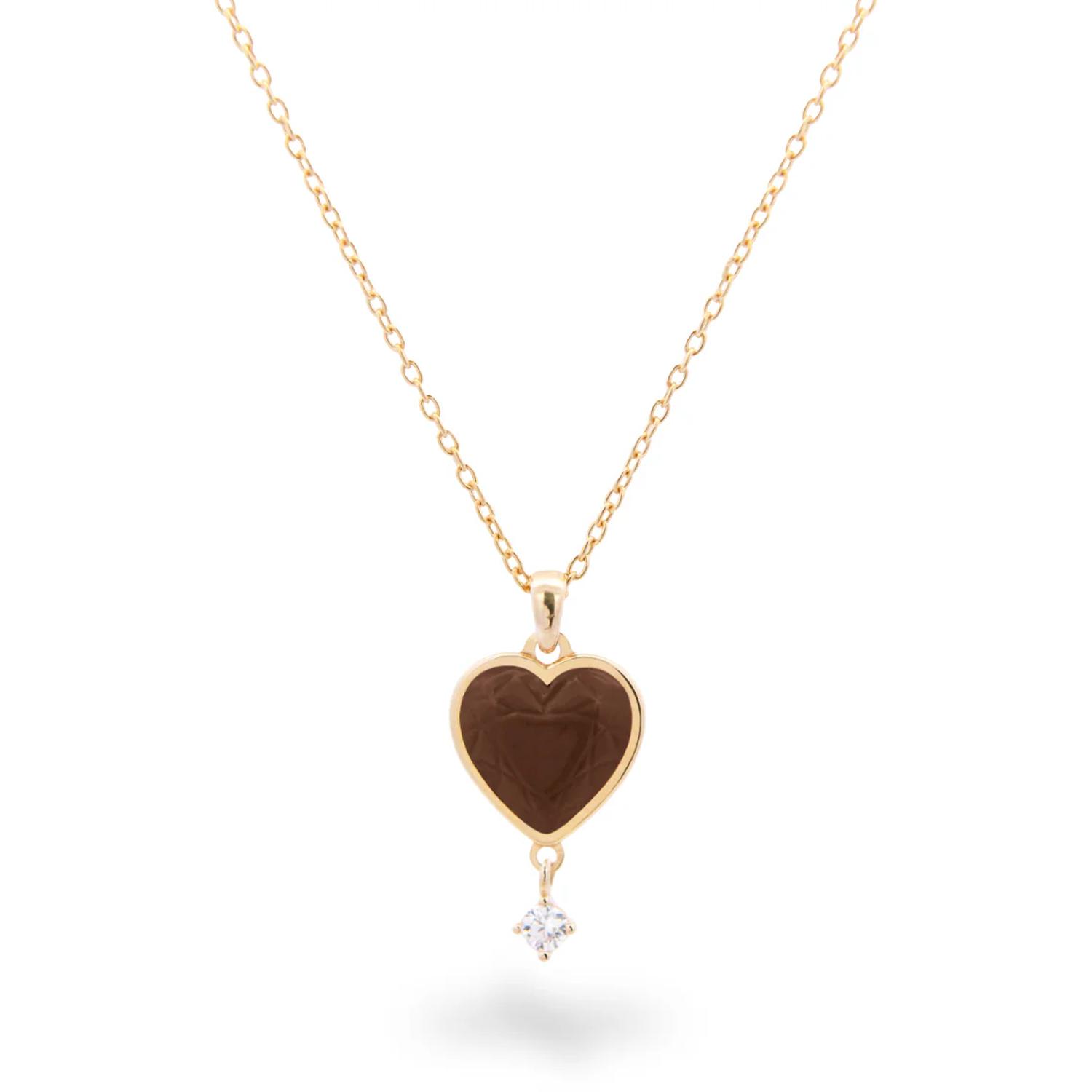Rue Des Mille - GRZ025M1CUOMAU - Choker with heart-shaped chocolate - BON BON