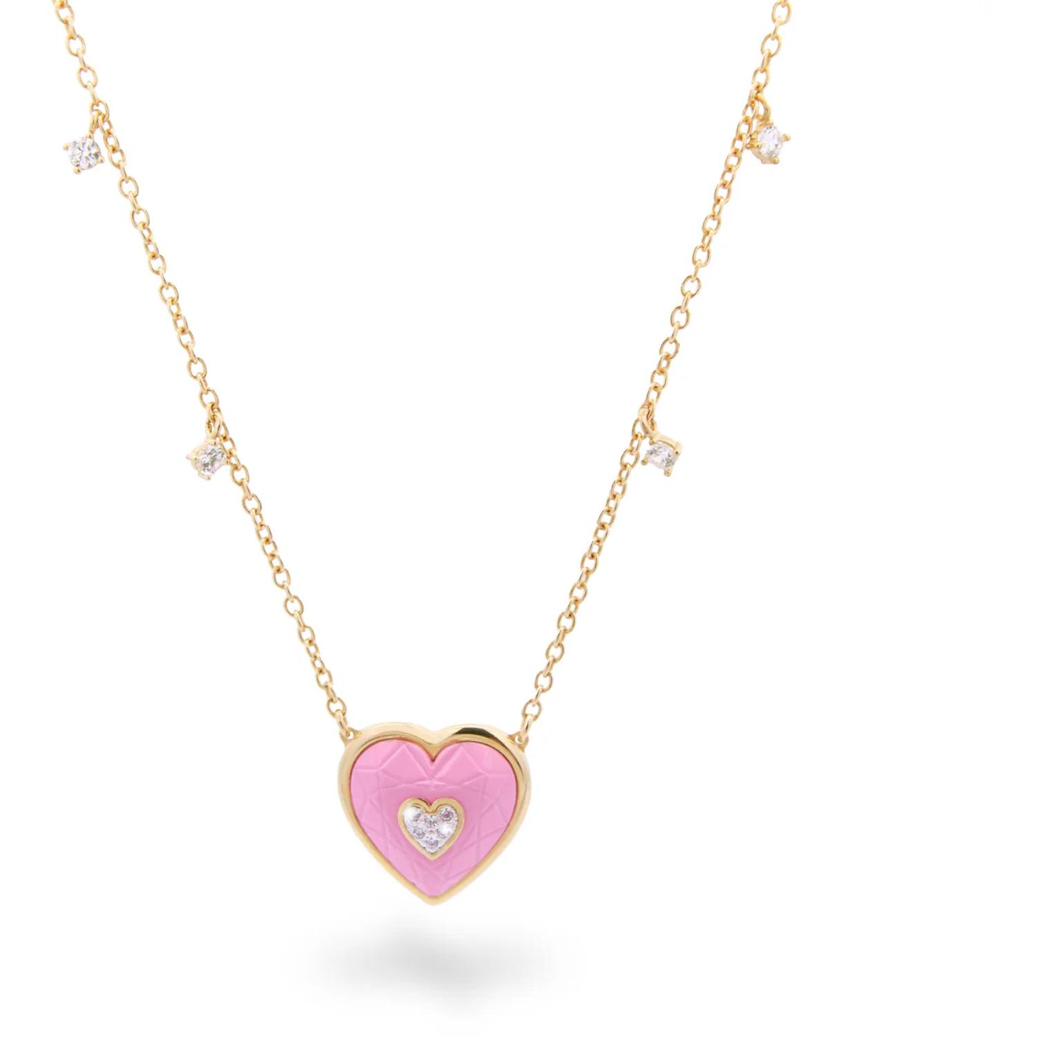 Rue Des Mille - GRZ025M2CUORAU - Double heart berry choker - BON BON