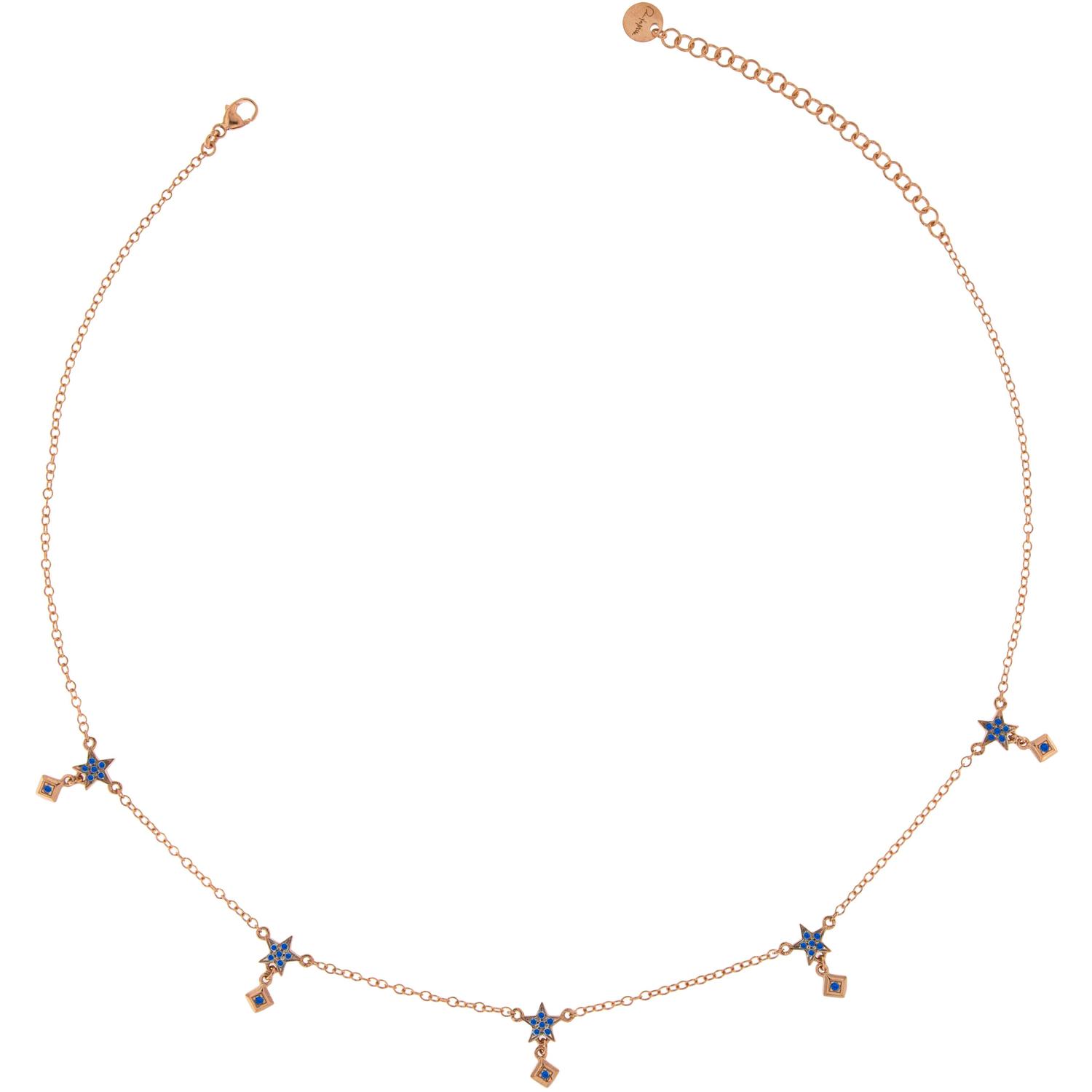 Rue Des Mille - GRZBO5STEC - GRZBO5STEC - 5 Star Choker with Blue Zircon Studs