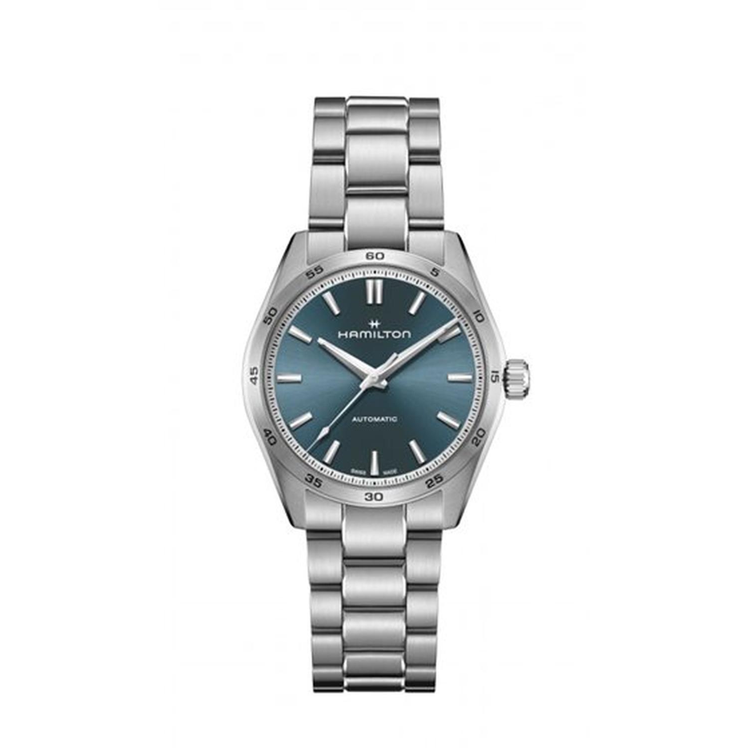 HAMILTON - H36235140 - Jazzmaster Performer Auto Chrono Steel Men's Watch H36235140