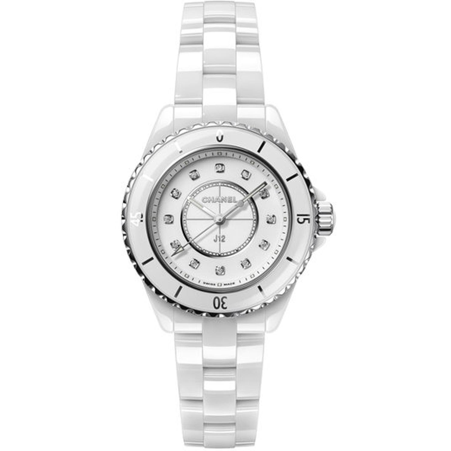 CHANEL - H5703 - j12 high-tech white ceramic 33 mm
