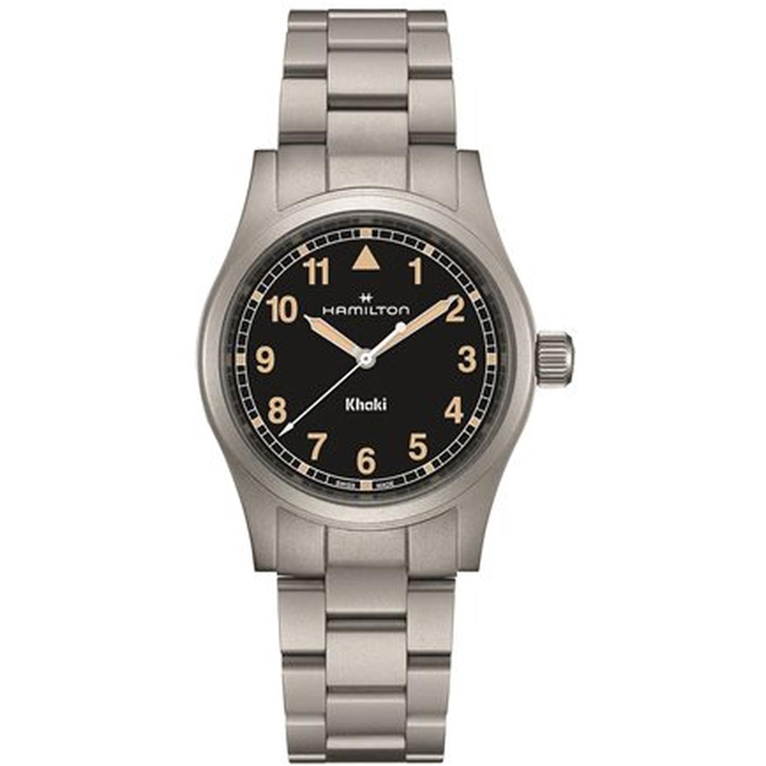 HAMILTON - H69401131 - Khaki Field Quartz Men's Steel Watch H69401131