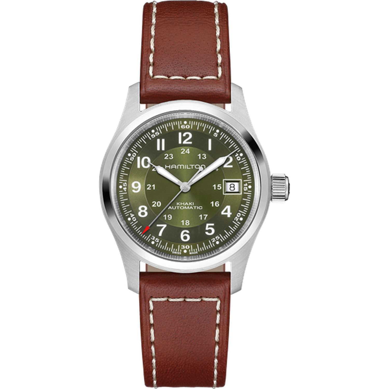HAMILTON - H70455560 - Khaki Field Men's Steel Watch H70455560