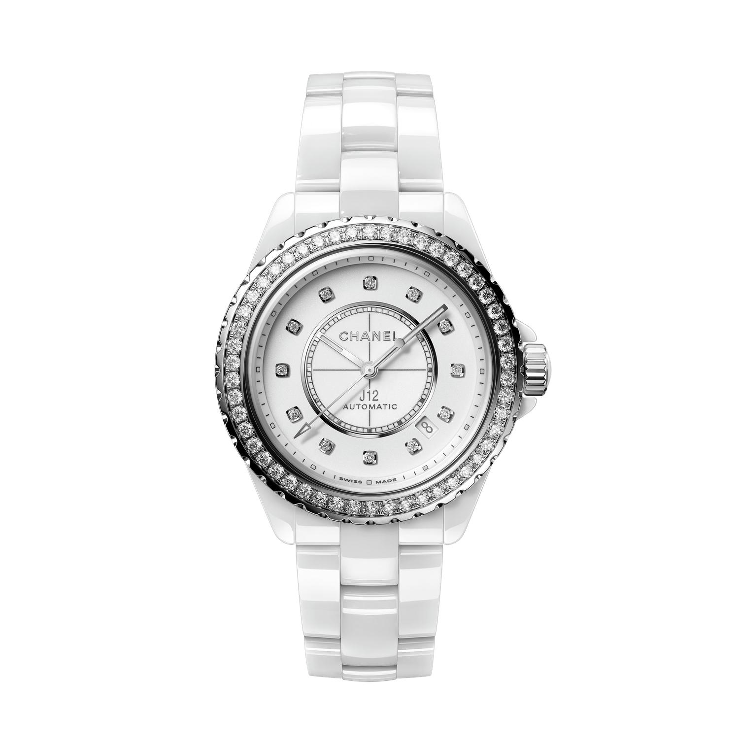 Chanel - H7189 - J12 Watch with Diamond Bezel Calibre 12.1, 38 mm
