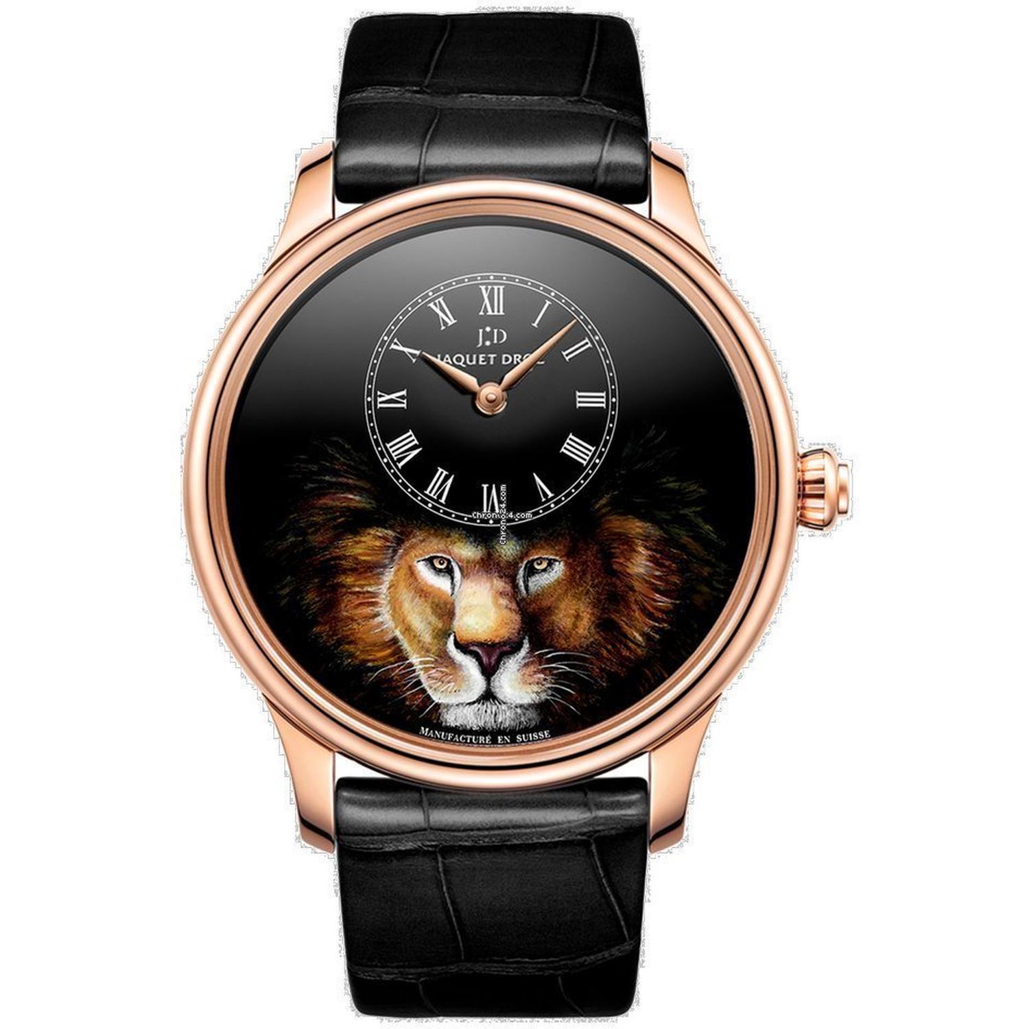 JAQUER DROZ - J005033321 - Jaquet-Droz - Men - J005033321 - Hour Minute Lion 43 Mm Small - J005033321