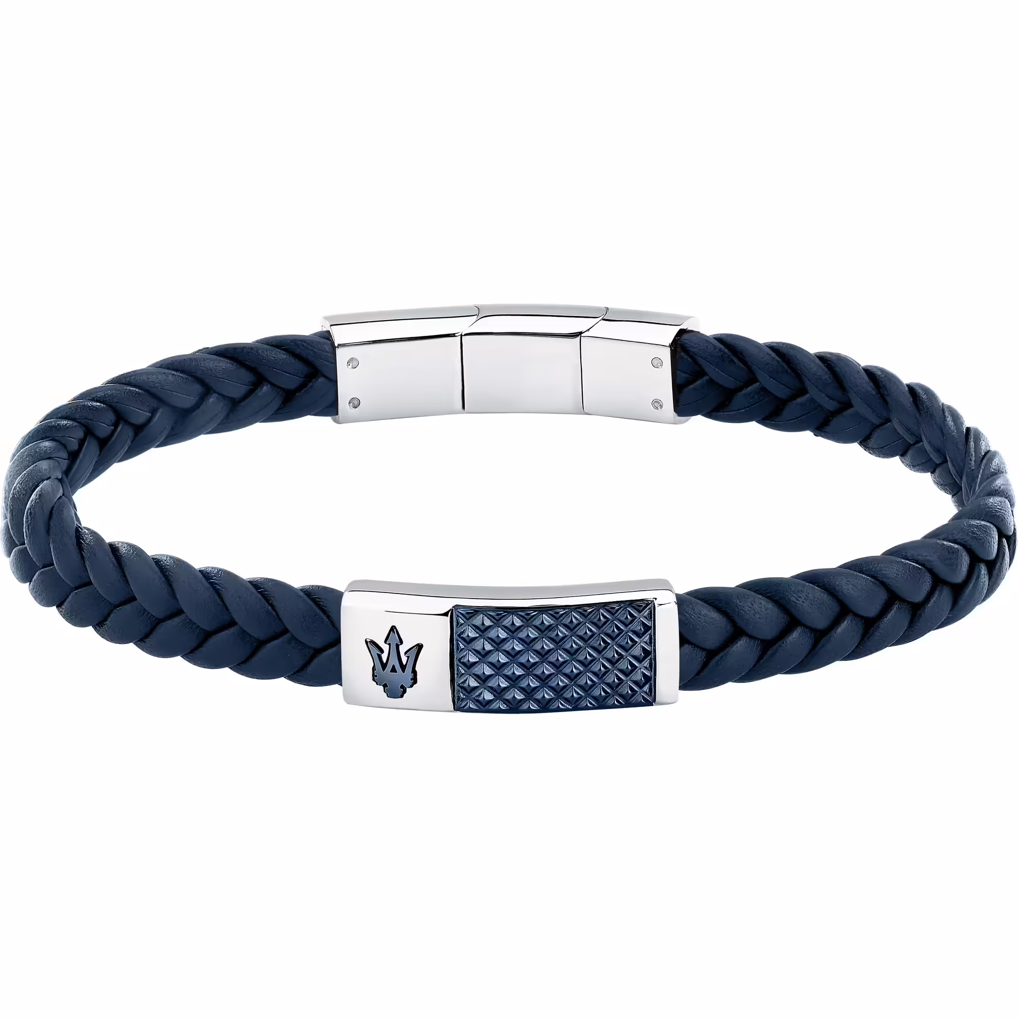 MASERATI - JM4249IK01 - Men's bracelet, recycled leather jewelry