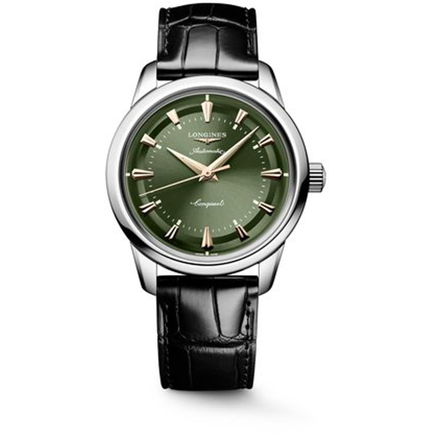 LONGINES - L1.649.4.02.2 - L16494022 - Longines Conquest Heritage Men's Steel Watch L16494022