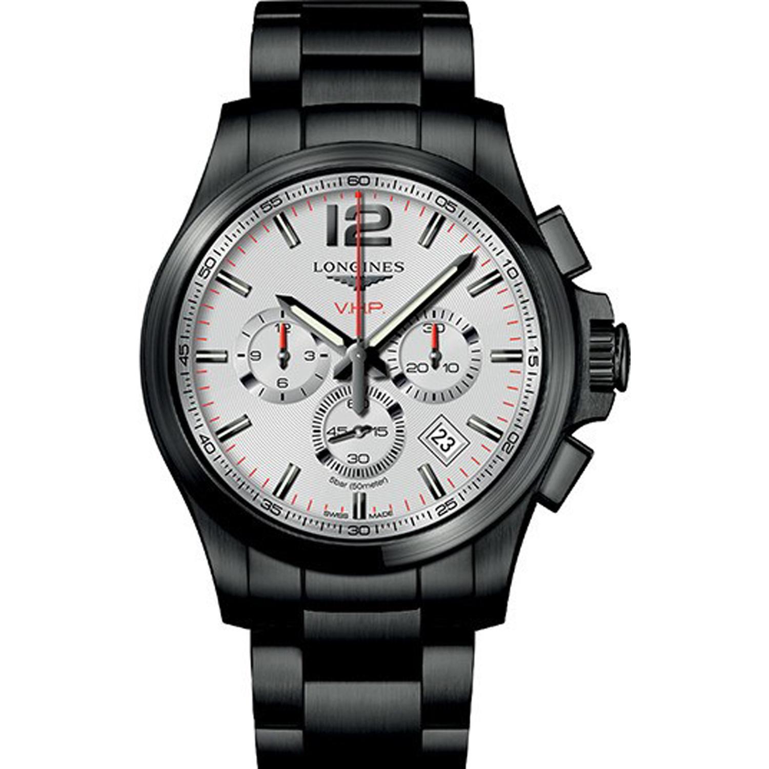 LONGINES - L3.727.2.76.6 - L37272766 - conquest v.h.p. 44 mm