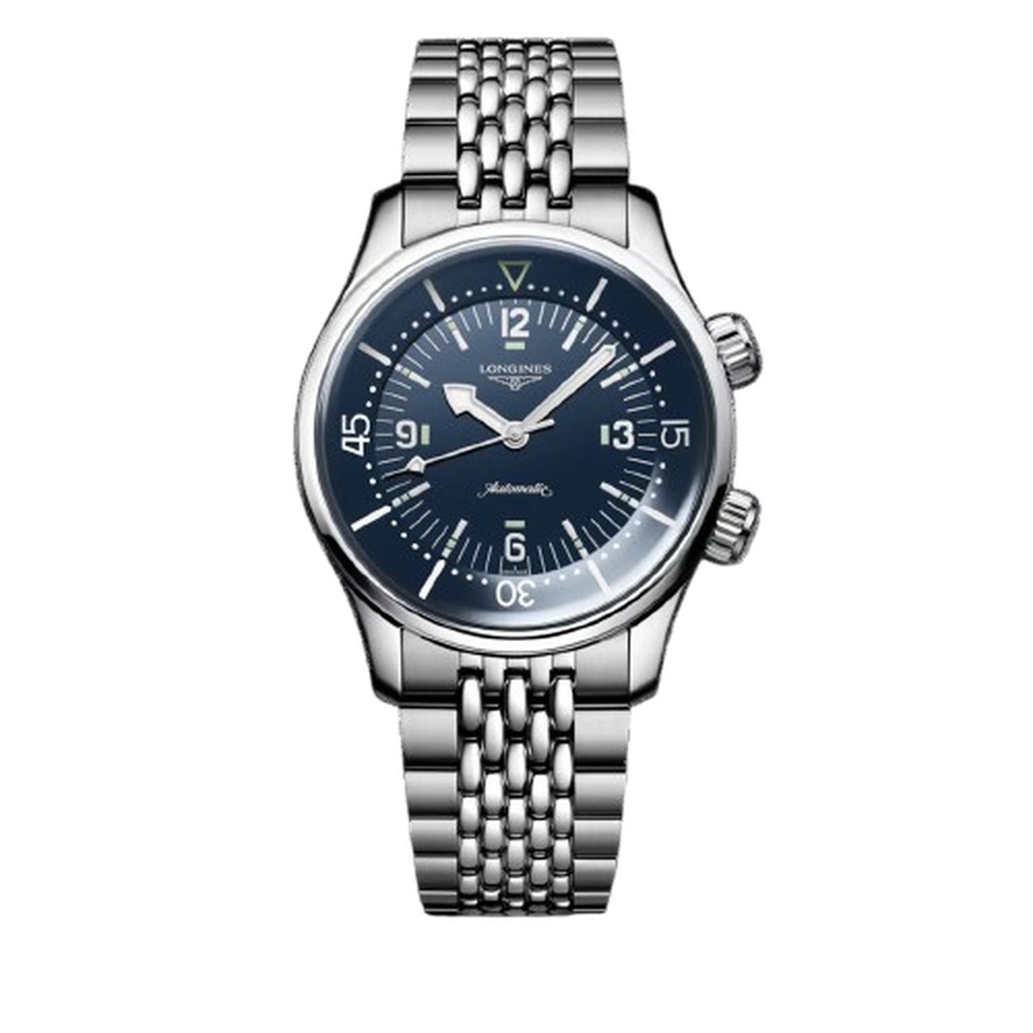 LONGINES - L3.764.4.90.7 - L37644907 - Longines Men's Legend Diver Steel Watch L37644907