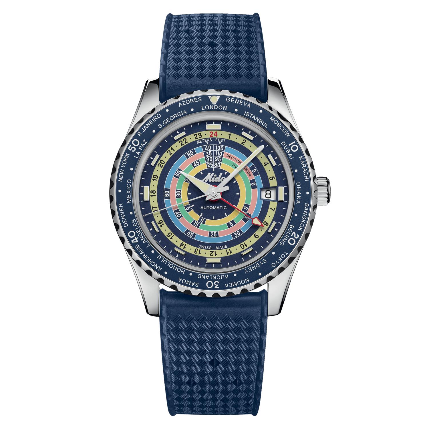 MIDO - M026.829.17.041.00 - M0268291704100 - Ocean Star Decompression Worldtimer