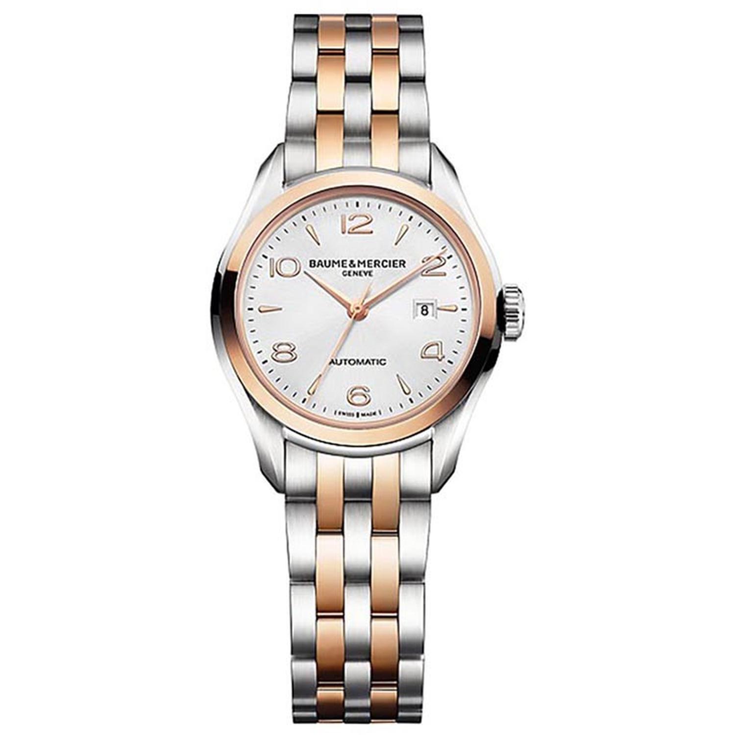 BAUME&MERCIER - M0A10152 - Baume - M0A10152 - Clifton Two-Tone Watch. Automatic, Round Shape, 30 mm.