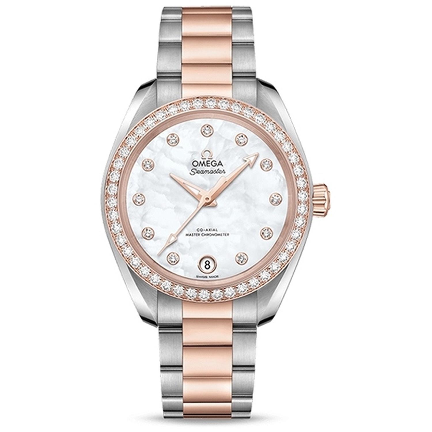 OMEGA - O22.02.53.42.05.5001 - O22025342055001 - seamaster aqua terra 150m co-axial master chronometer 34 mm
