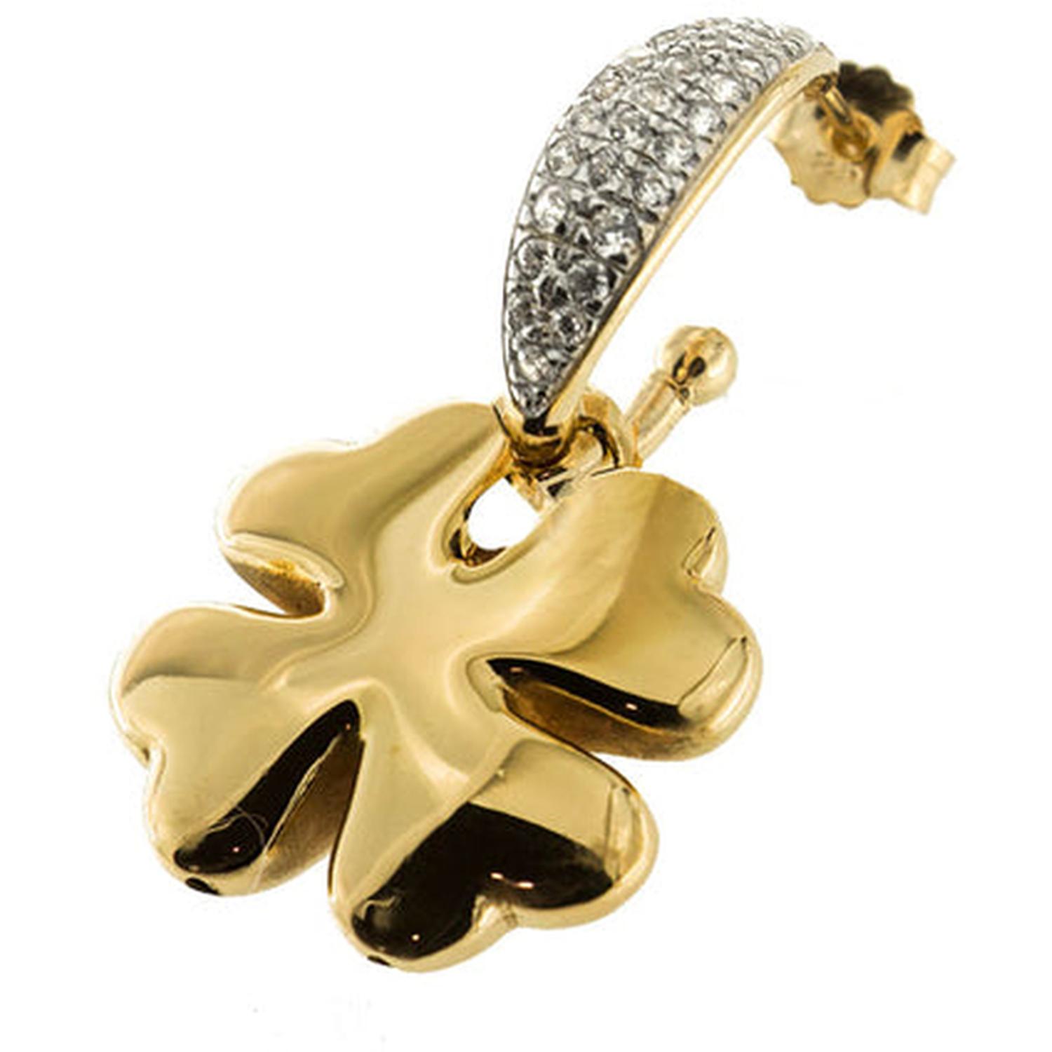 Rue Des Mille - ORGBM2QUADAU - SMALL ELECTROFORMED FOUR-CHILD SINGLE EARRING - GO BIG