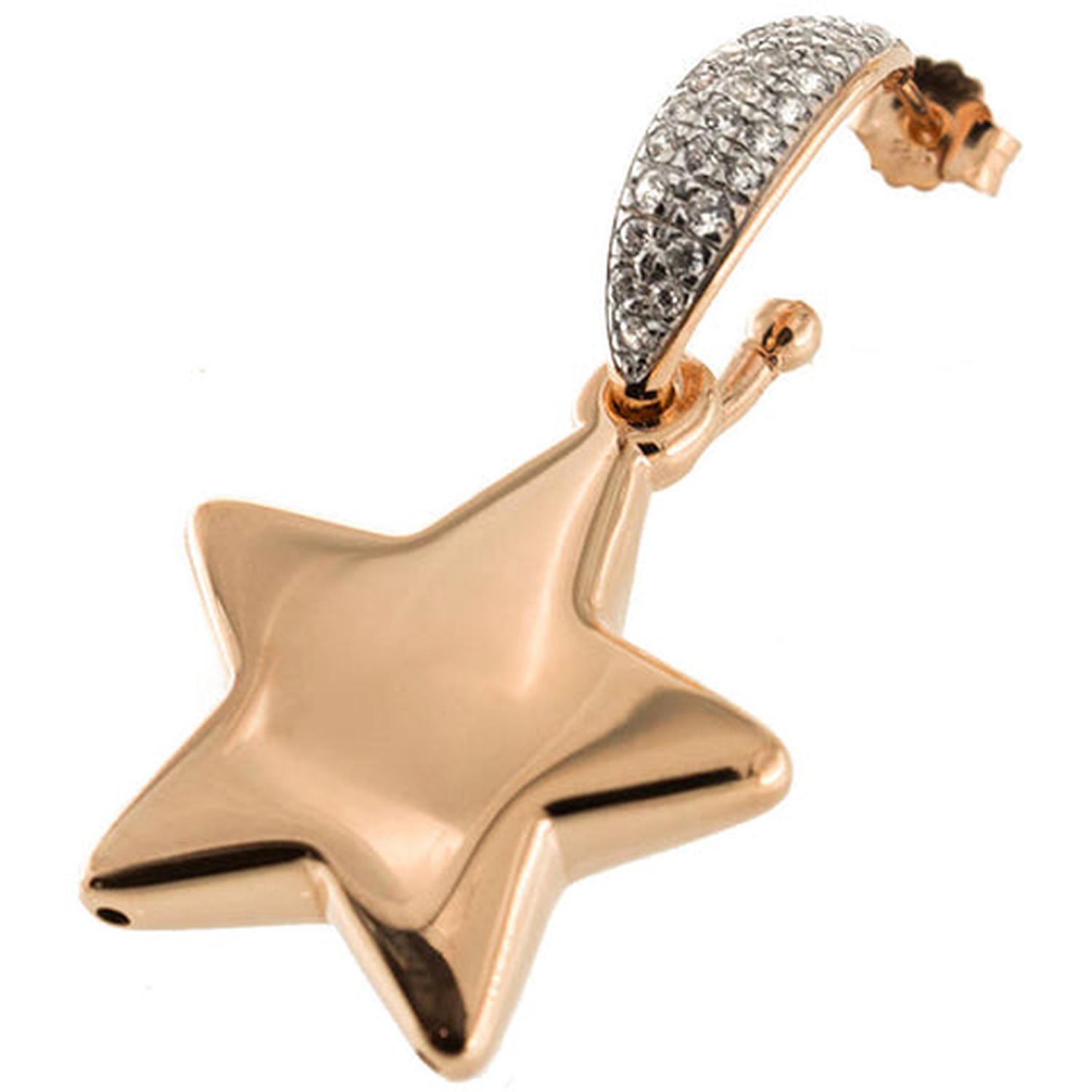 Rue Des Mille - ORGBM2STE - SMALL ELECTROFORMED STAR SINGLE EARRING - GO BIG