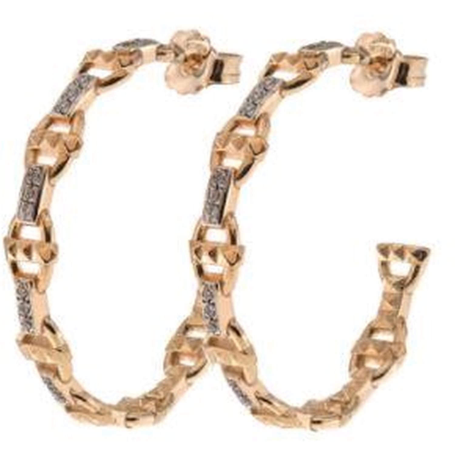 Rue Des Mille - ORZ010M4 - Navy Mesh Earrings