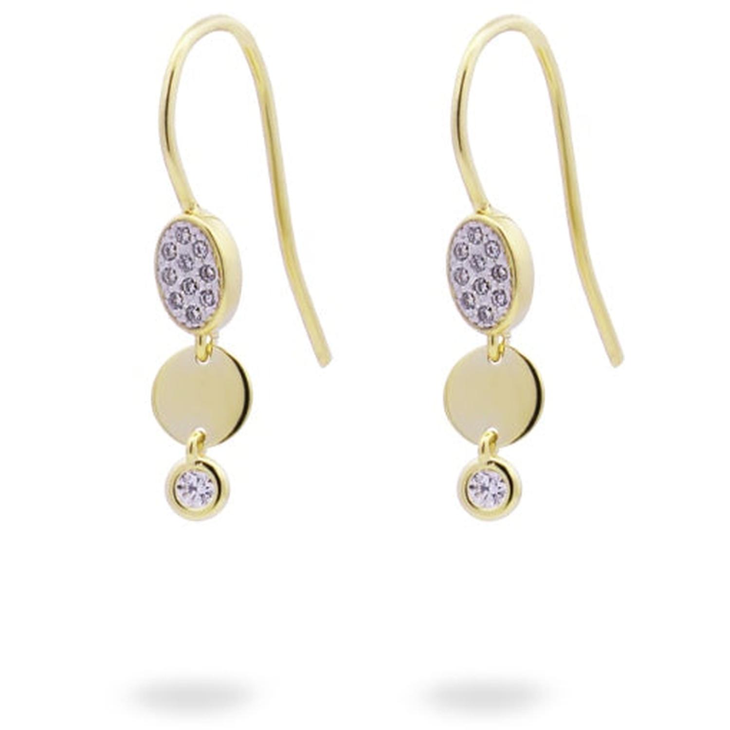 Rue Des Mille - ORZ020M2AU - Circle and oval pendant earrings - SHAPES