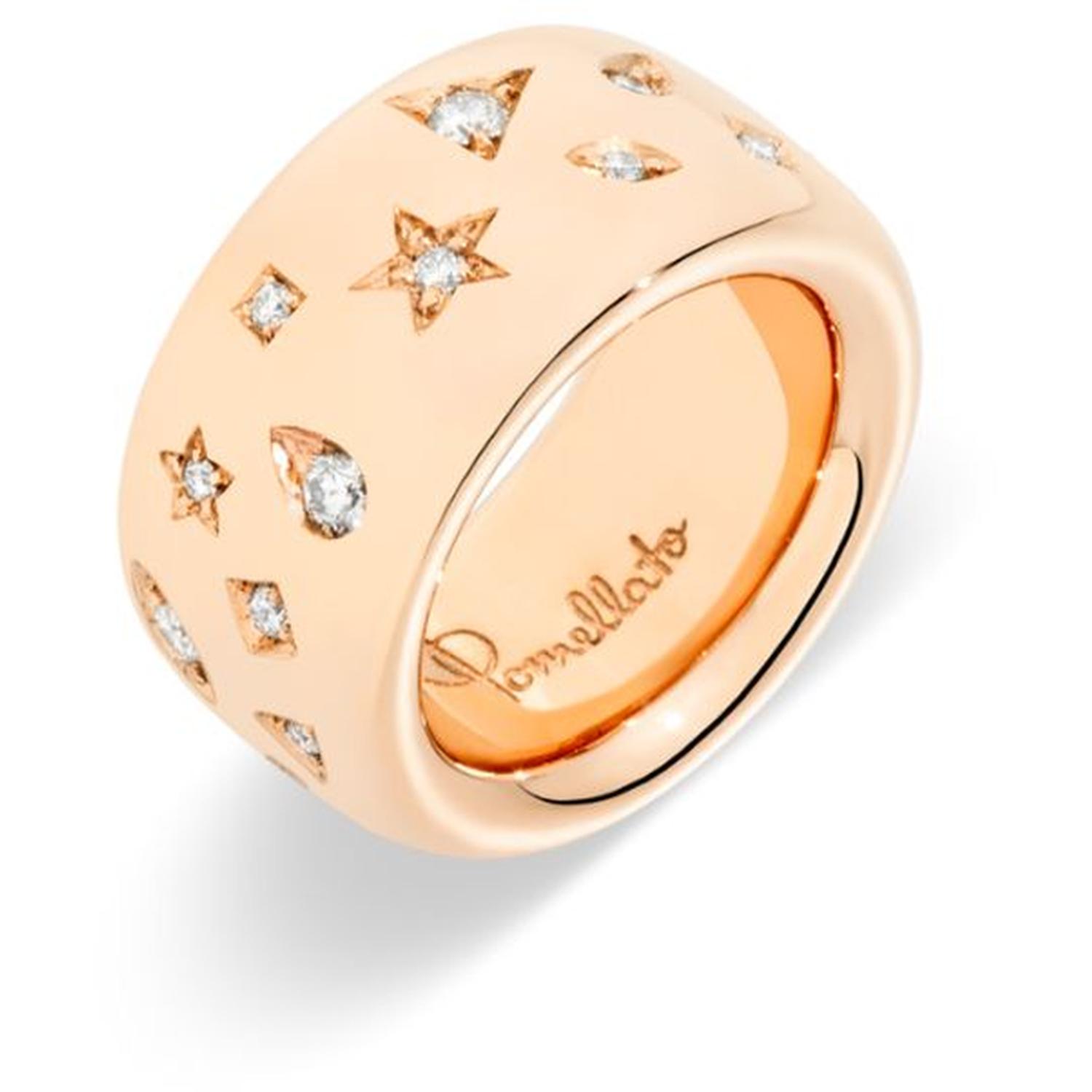 POMELLATO - PA9106D_O7000 - Woman - PA9106DO7000DB000 - Iconic Maxi Diamond Ring