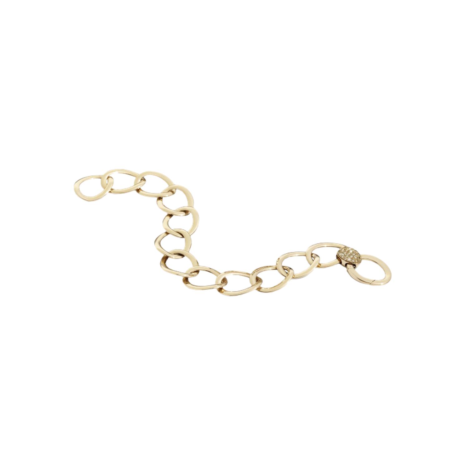 POMELLATO - PBB9100_O7000 - PBB9100O7000DBR00 - BRERA BRACELET IN ROSE GOLD AND BROWN DIAMONDS