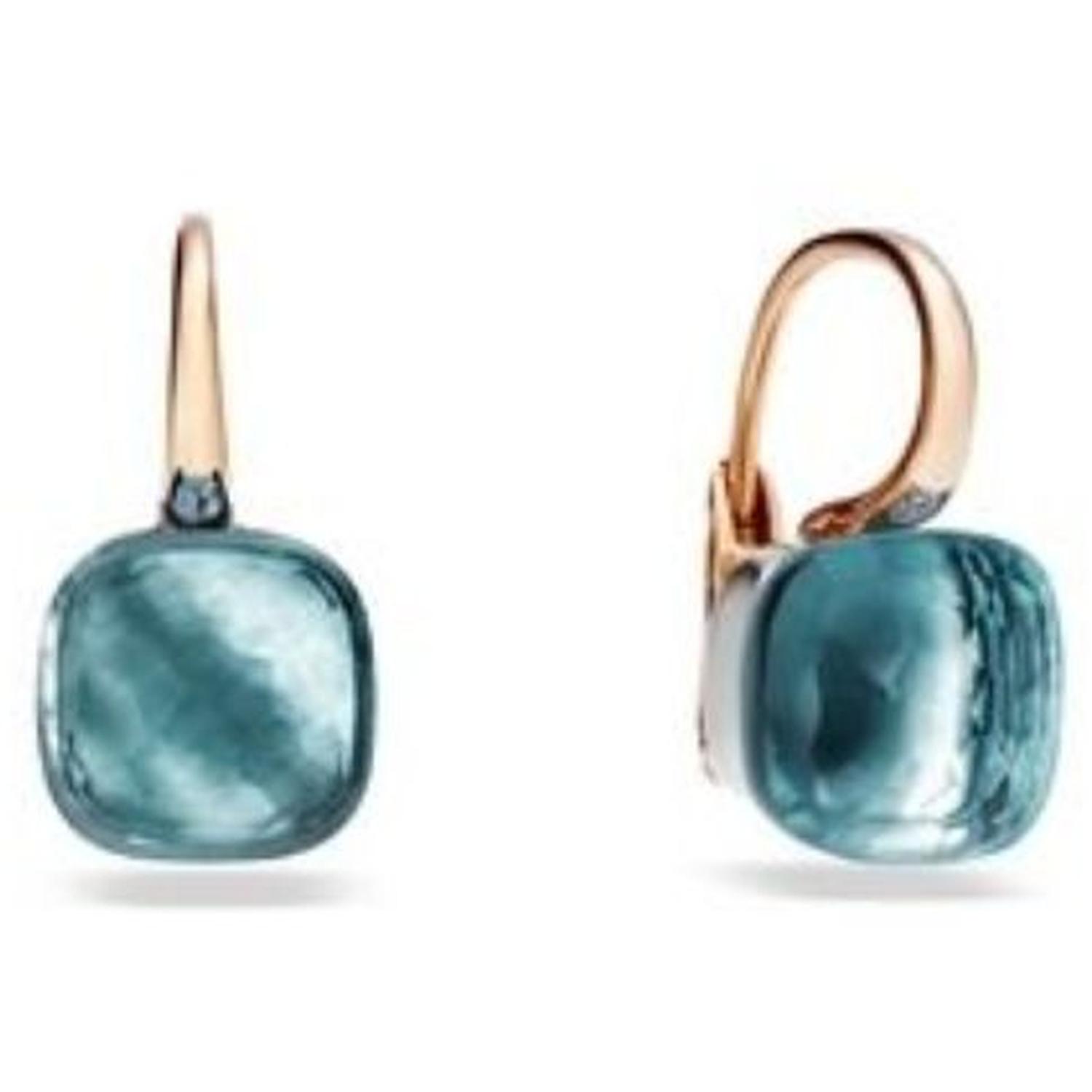 POMELLATO - POA1070_O6000 - Women - POA1070O6000000OY - Nude Blue Topaz Earrings