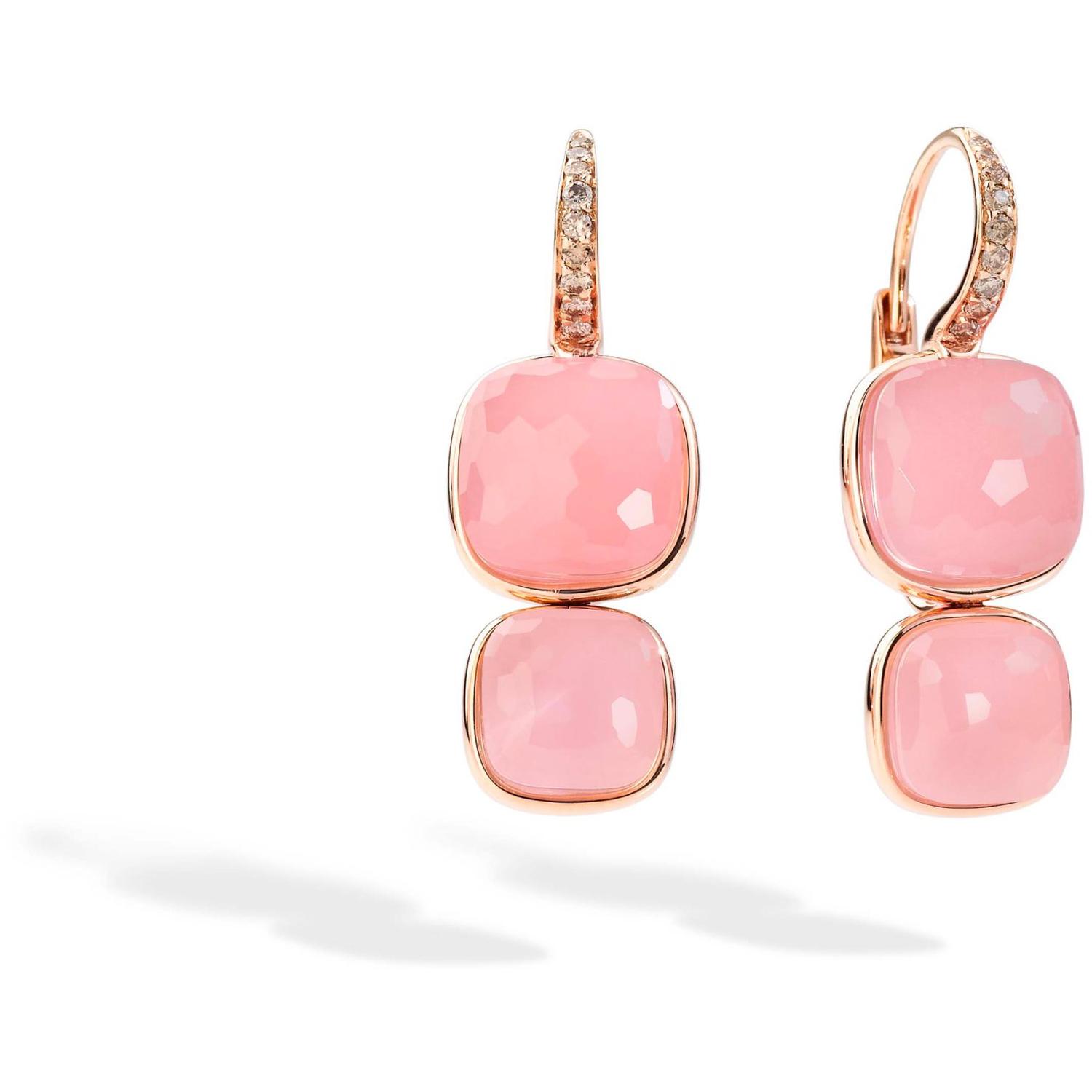 POMELLATO - POC2025_O7000 - POC2025O7000BRCQR - NUDO - OR. NUDO PENDANT OR QROSA/C ROSA DIBROWN