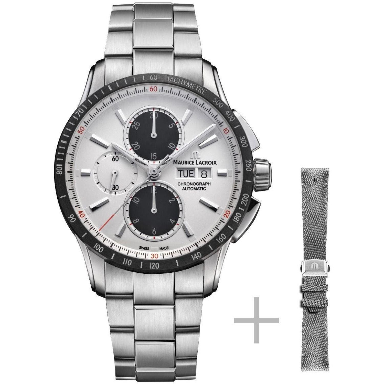 MAURICE LACROIX - PT6038-SSL2H-130-A - PONTOS S Chronograph 43mm