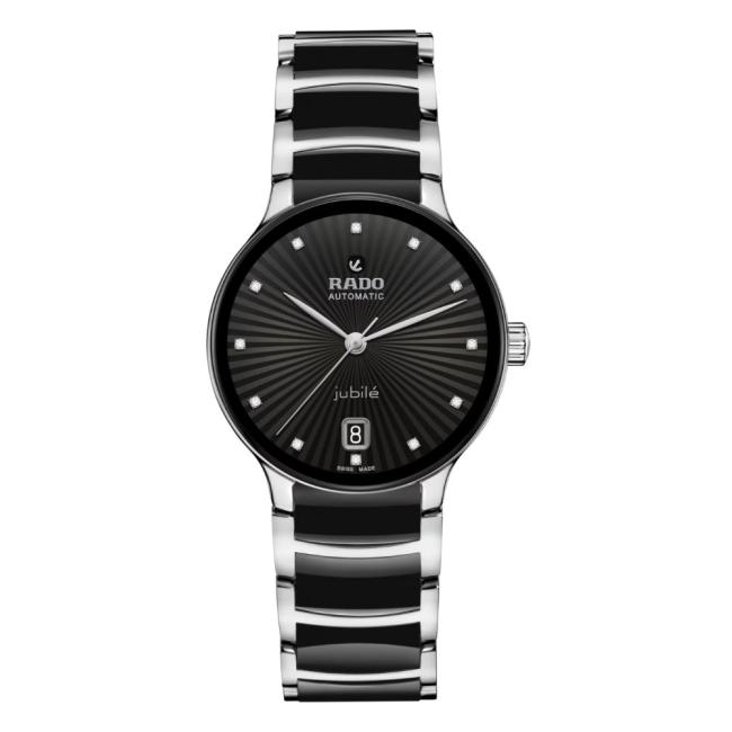 RADO - R30031742 - Centrix Automatic Diamonds Women Stainless Steel Watch