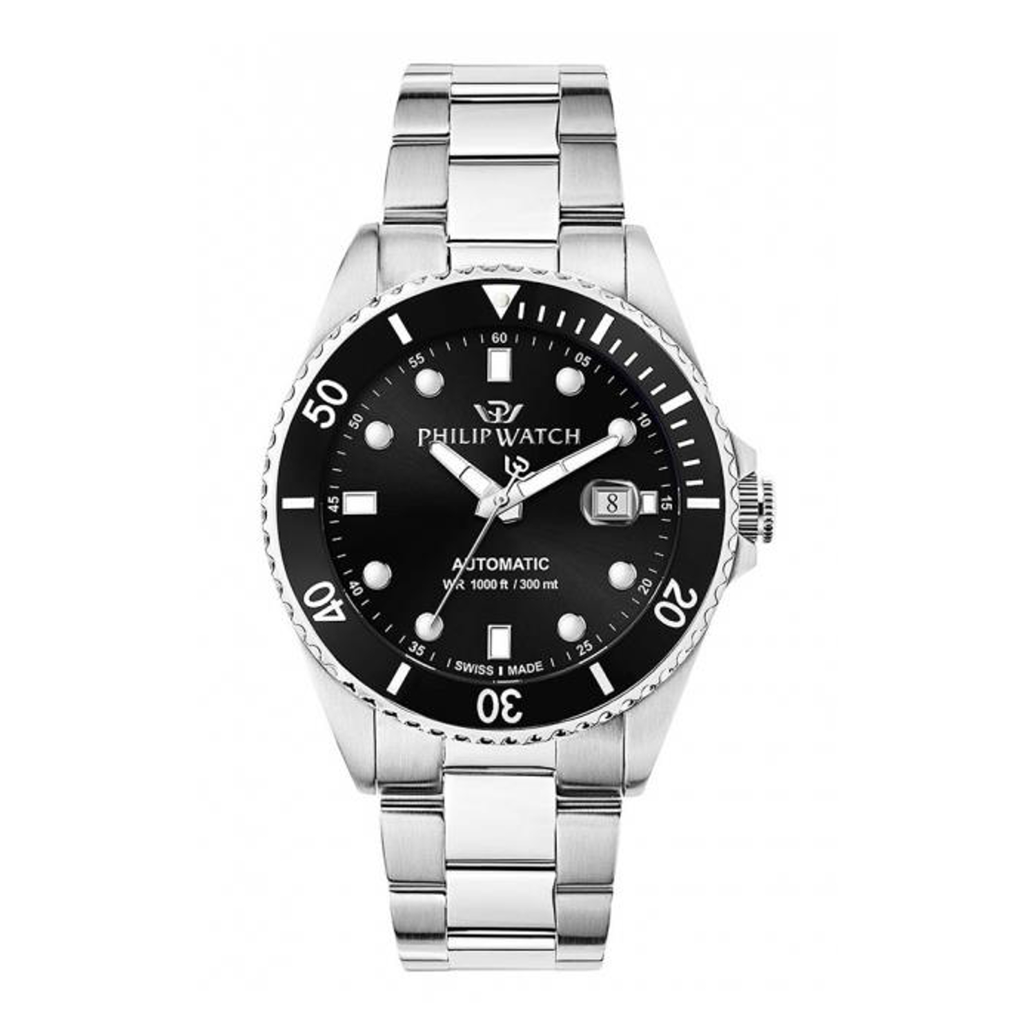 PHILIP WATCH - R8223597021 - Buy Caribe   Caribe Automatic Black 42mm