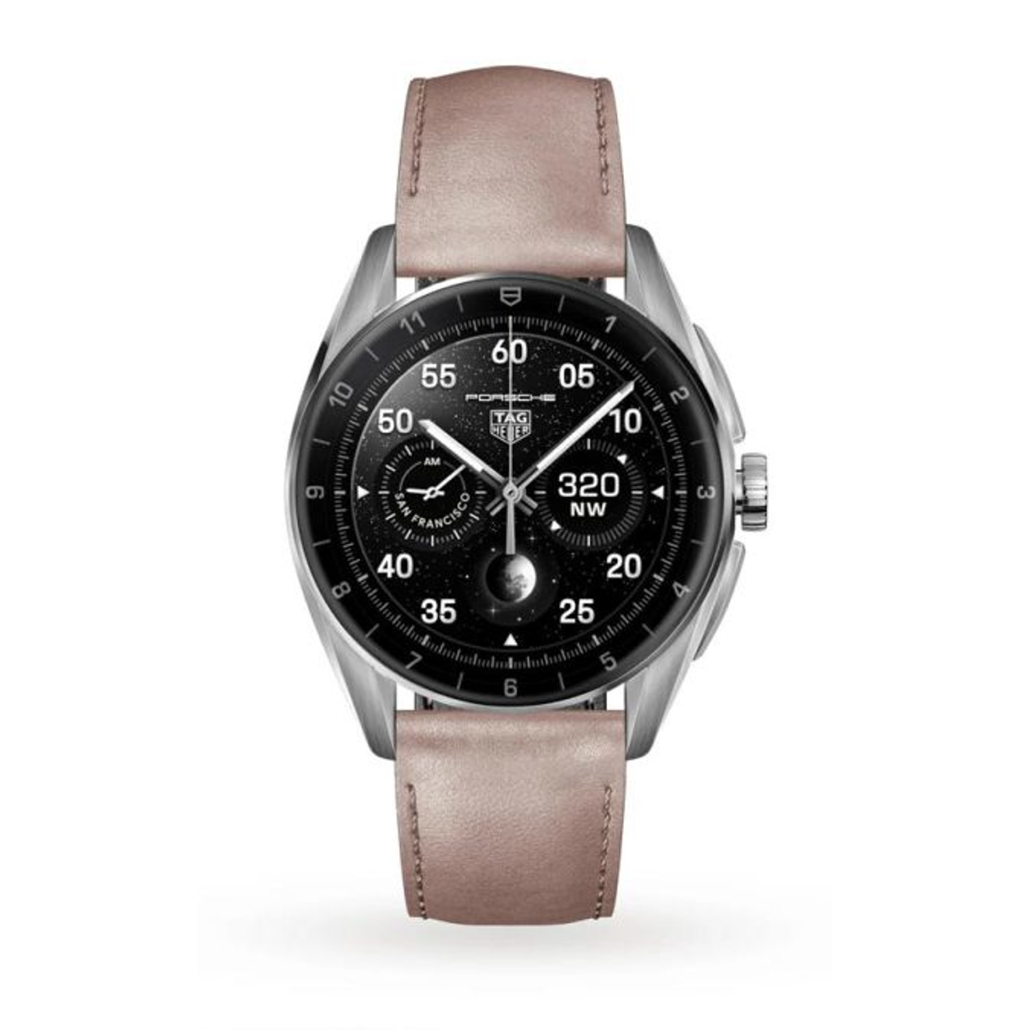TAG HEUER - Connected Calibre E4 Metallic Pink Leather Edition