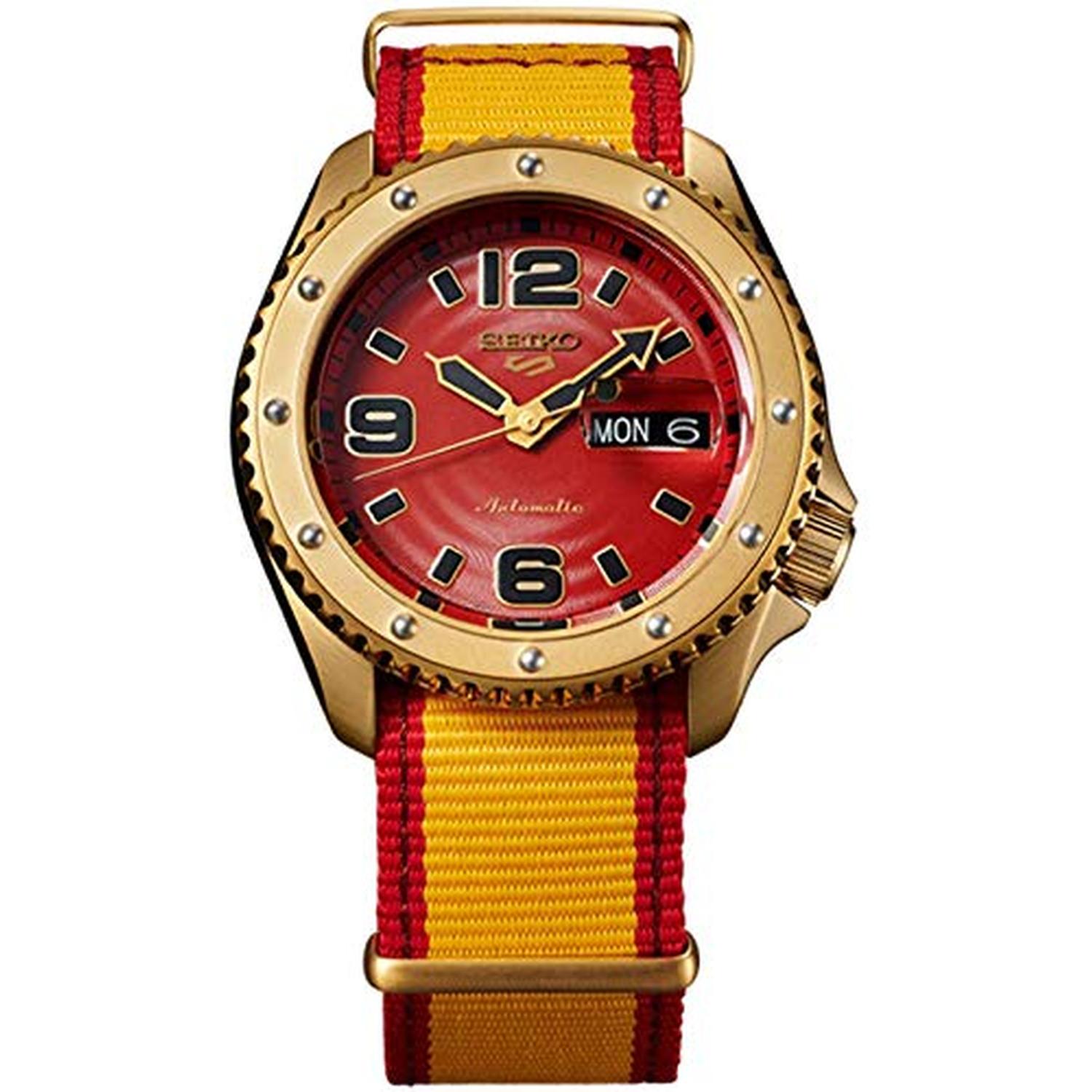 Seiko - Unisex - SRPF24K1 - MEN'S 5 SPORTS 3-HAND AUTOMATIC Watch Limited Edition Street Fighter