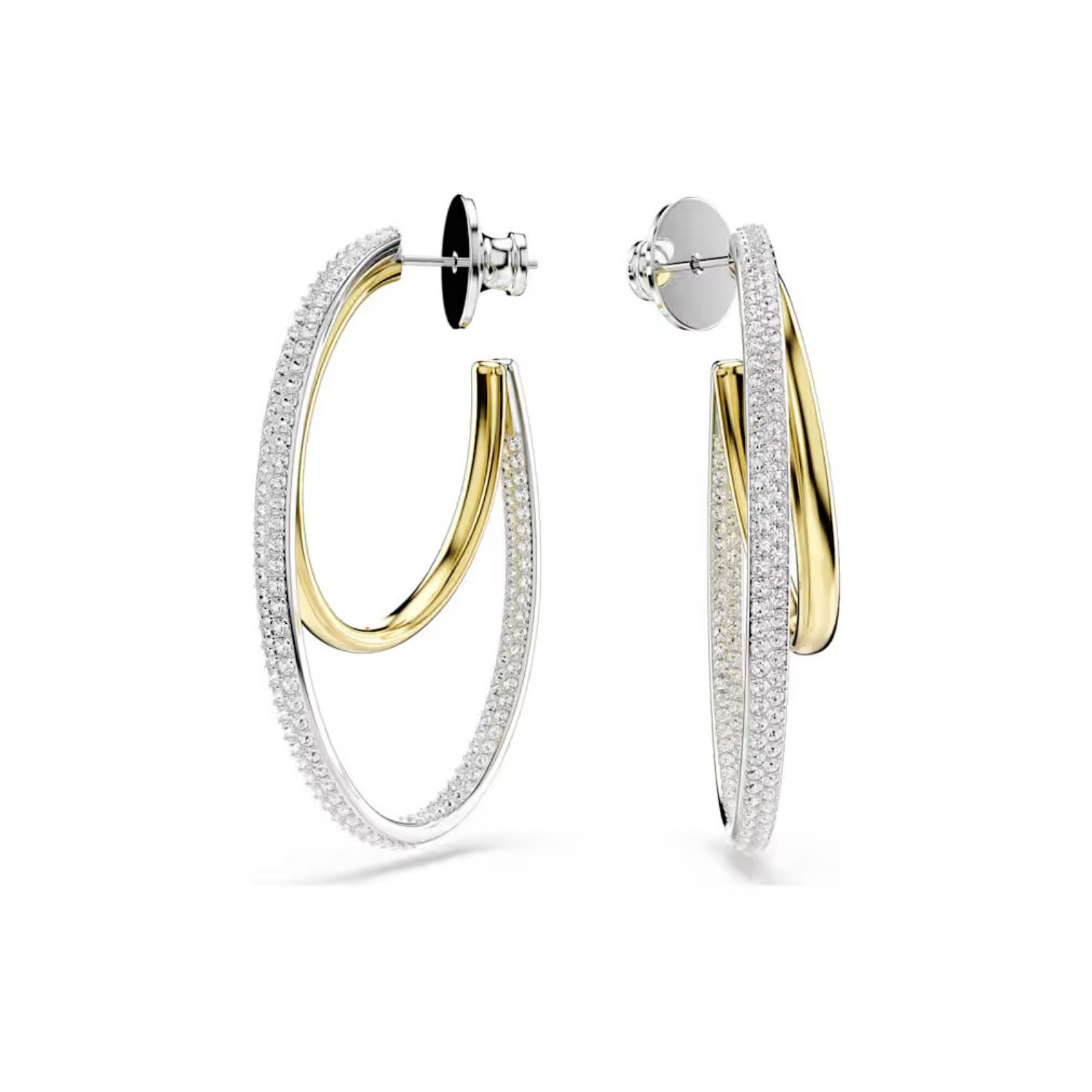 Swarovski - SW5702400 - Orecchini a cerchio Hyperbola