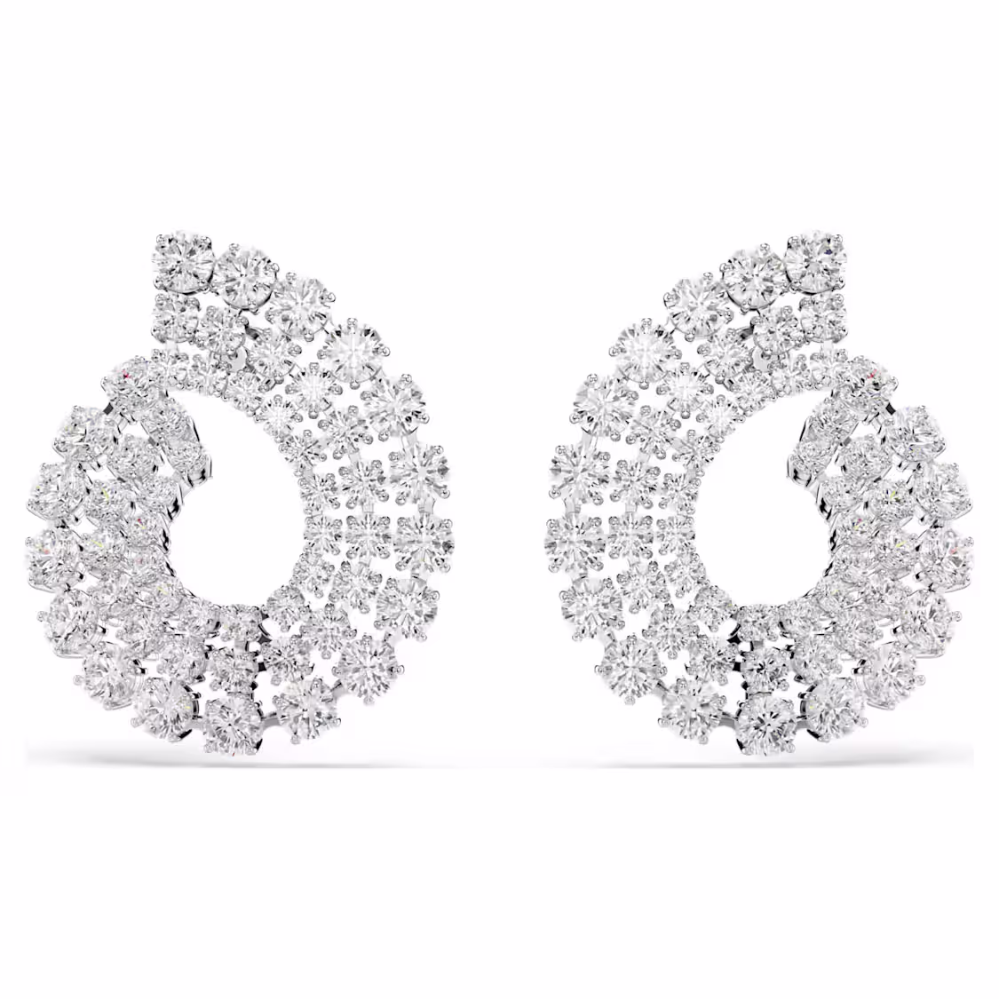 SWAROVSKI - Matrix Hoop Earrings