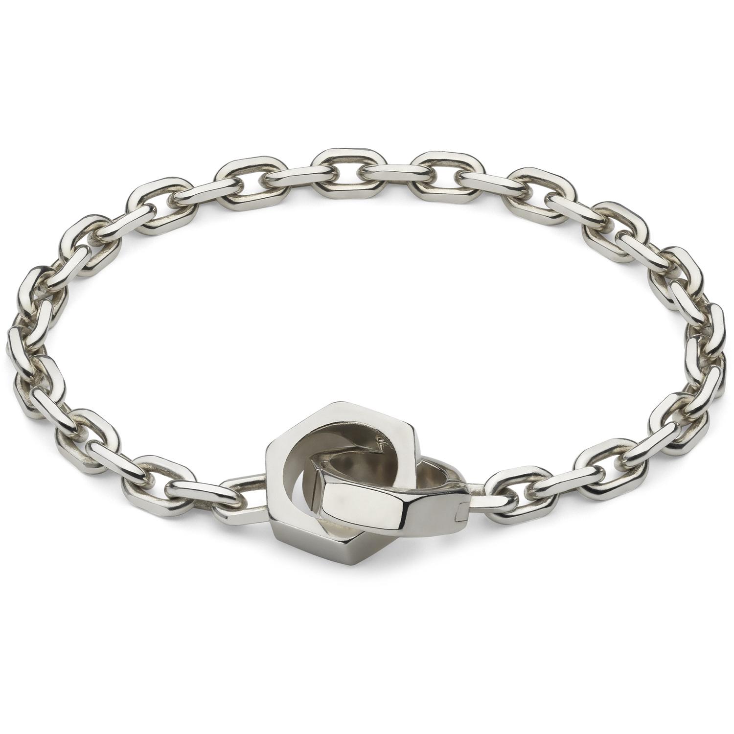 Gucci - YBA796366001 - Trademark Bracelet in sterling silver with charms