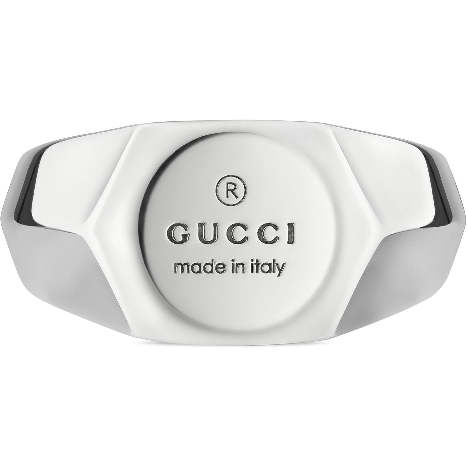 Gucci - YBC779162001 - Trademark Ring in sterling silver with  trademark