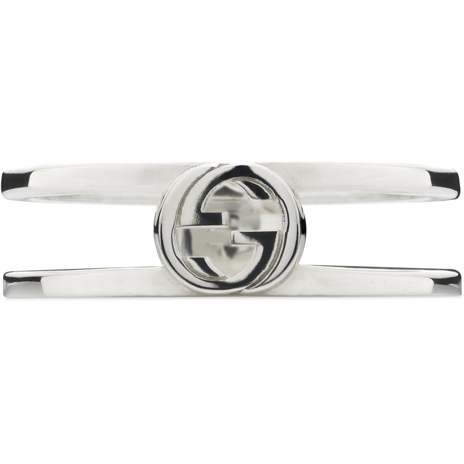 Gucci - YBC797029001 - Interlocking Interlocking G ring in sterling silver_small 6mm