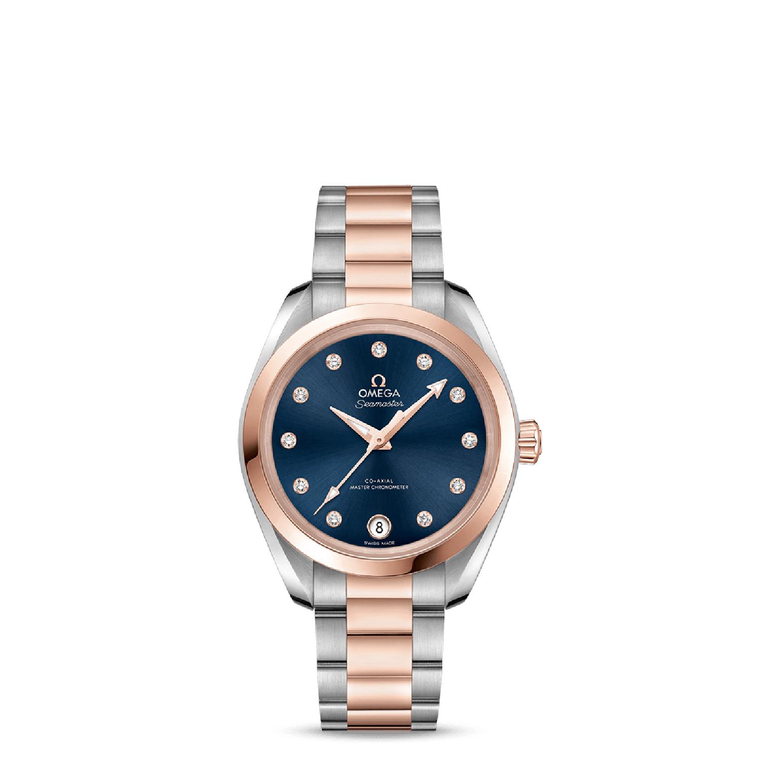 OMEGA - O22.02.03.42.05.3001 - Uomo/Donna - O22020342053001 - Seamaster Aqua Terra 150M Co-Axial Master Chronometer 34 mm