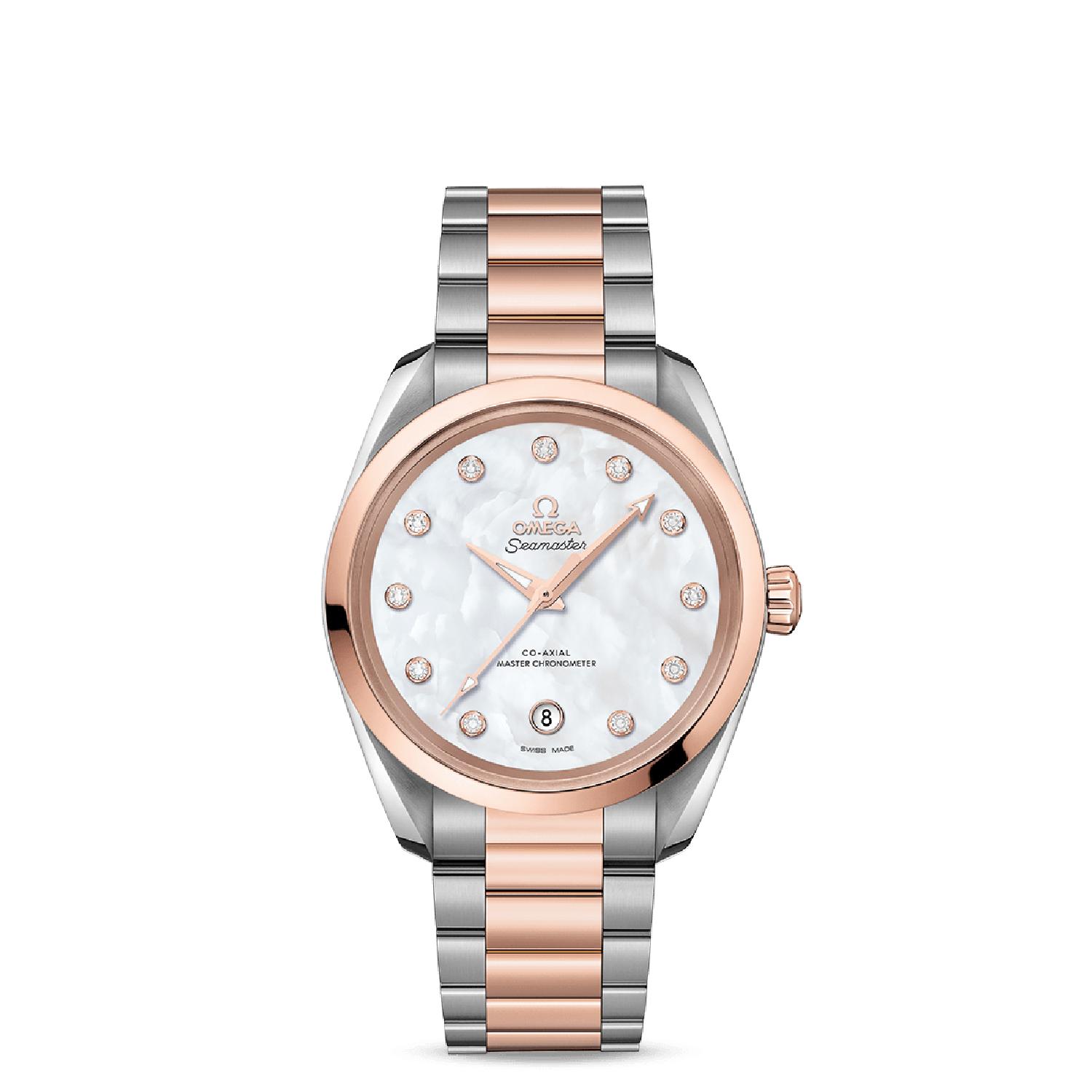 OMEGA - O22.02.03.82.05.5001 - Uomo/Donna - O22020382055001 - Seamaster Aqua Terra 150M Co-Axial Master Chronometer Ladies’ 38 mm
