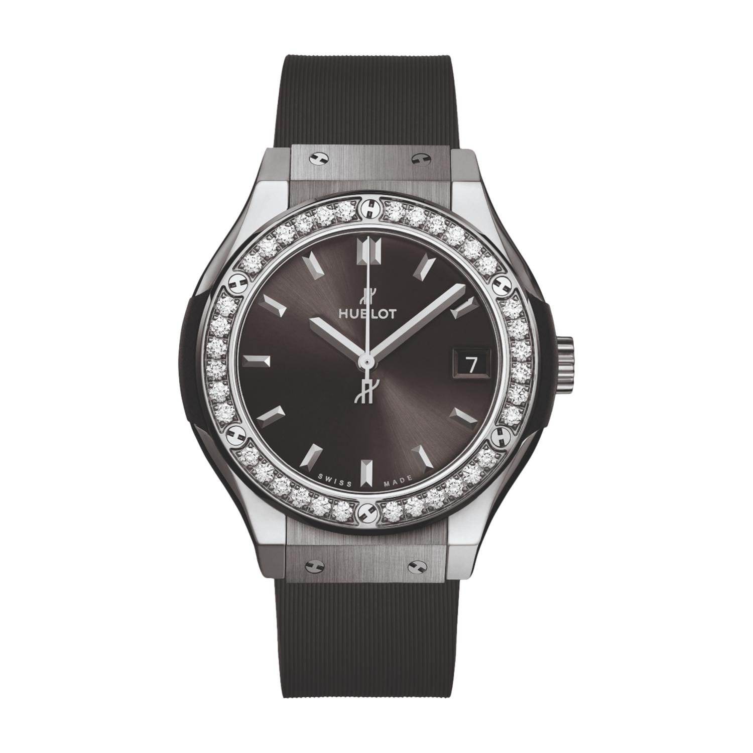 HUBLOT - 581.NX.7071.RX - CLASSIC FUSION TITANIUM RACING GREY 33 MM