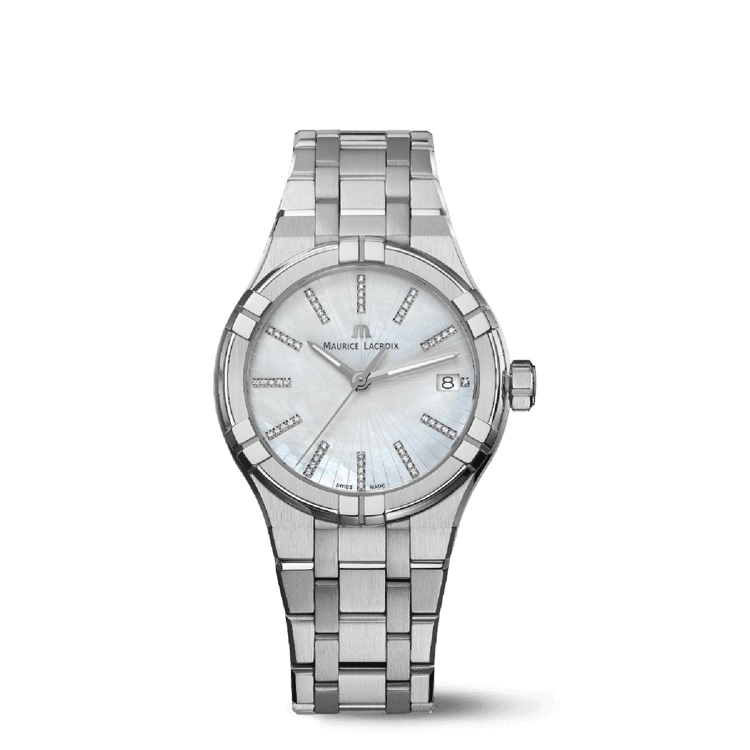 MAURICE LACROIX - AI1106-SS002-170-1 - SS002 - 170 - 1 - AIKON QUARTZ DATE 35MM