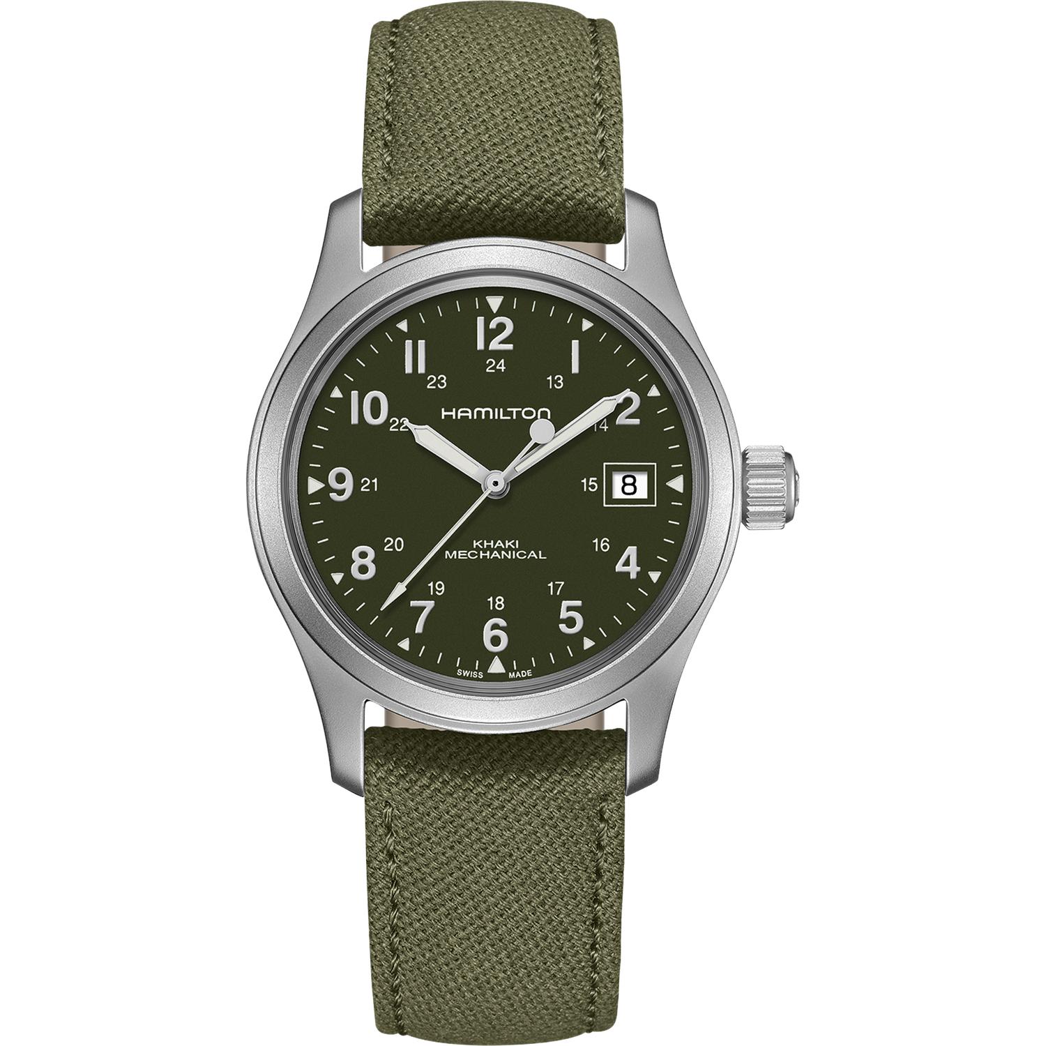 HAMILTON - H69439363 - Khaki Field Mechanical Meccanico - 38mm