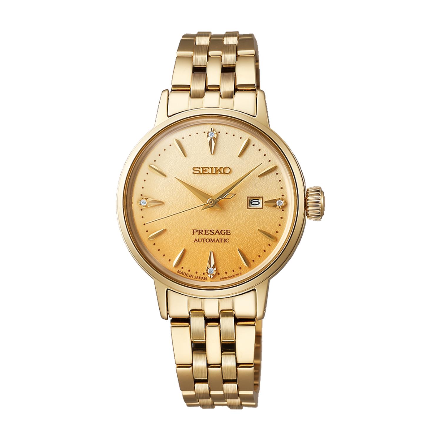 SEIKO - SRE018J1 - PRESAGE Cocktail Automatic Watch 3 Hands Date
