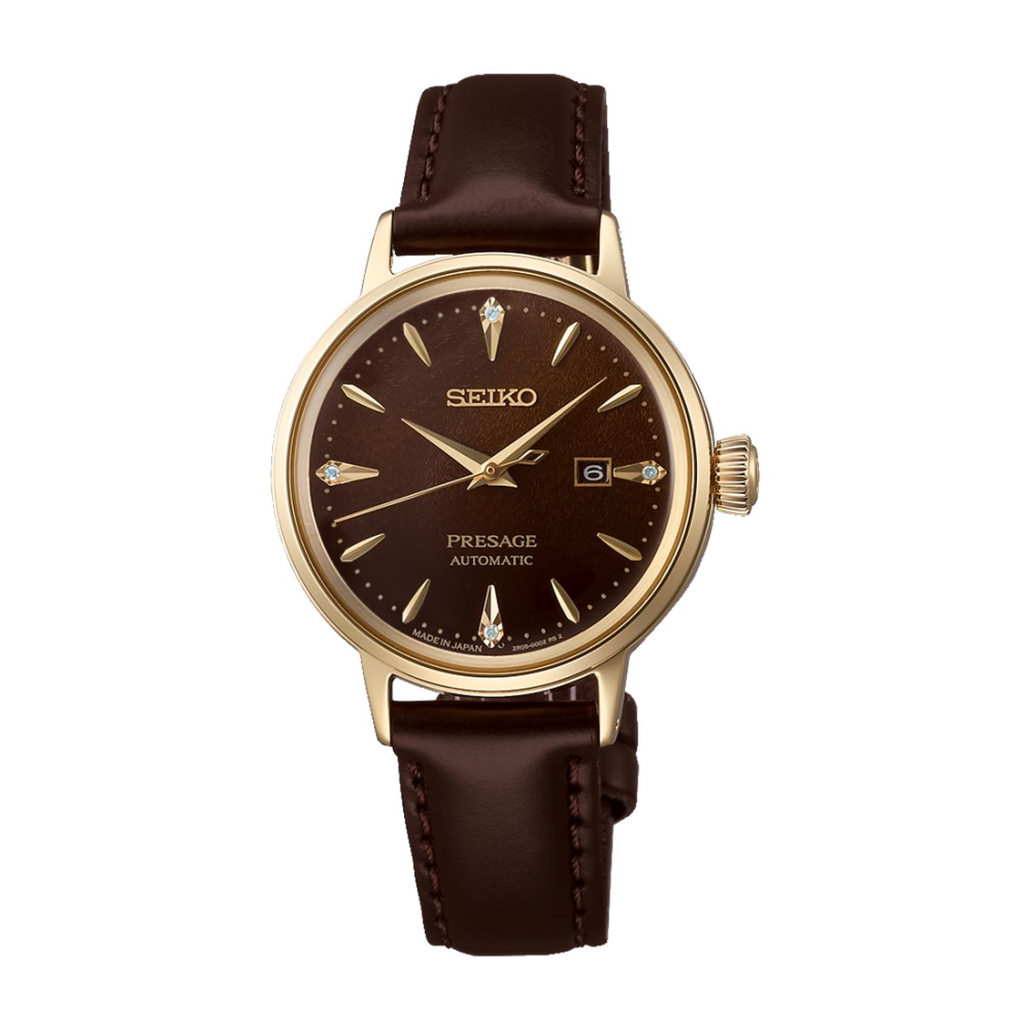 SEIKO - SRE020J1 - PRESAGE Cocktail Automatic Watch 3 Hands Date