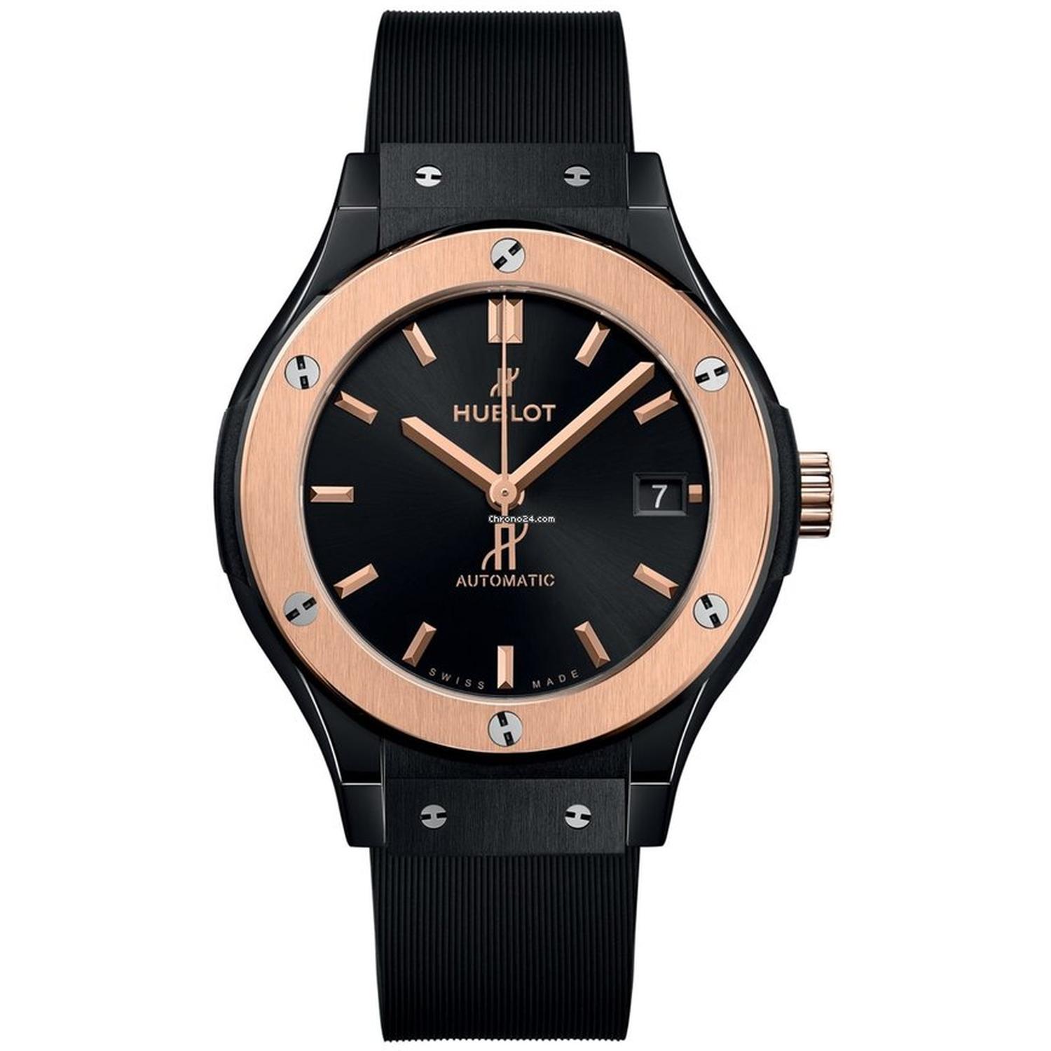 HUBLOT - 565.CO.1480.RX - Uomo - Classic Fusion Black Ceramic & 18K King Gold Unisex Watch