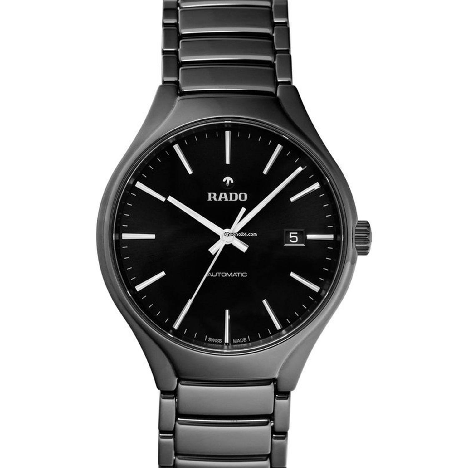 RADO - R27056152 - Uomo - True Automatic Black Dial Men's Watch