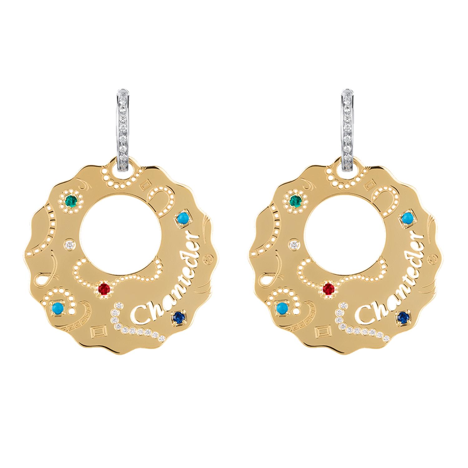 CHANTECLER - C.32101 - Suamèm Gold Earrings