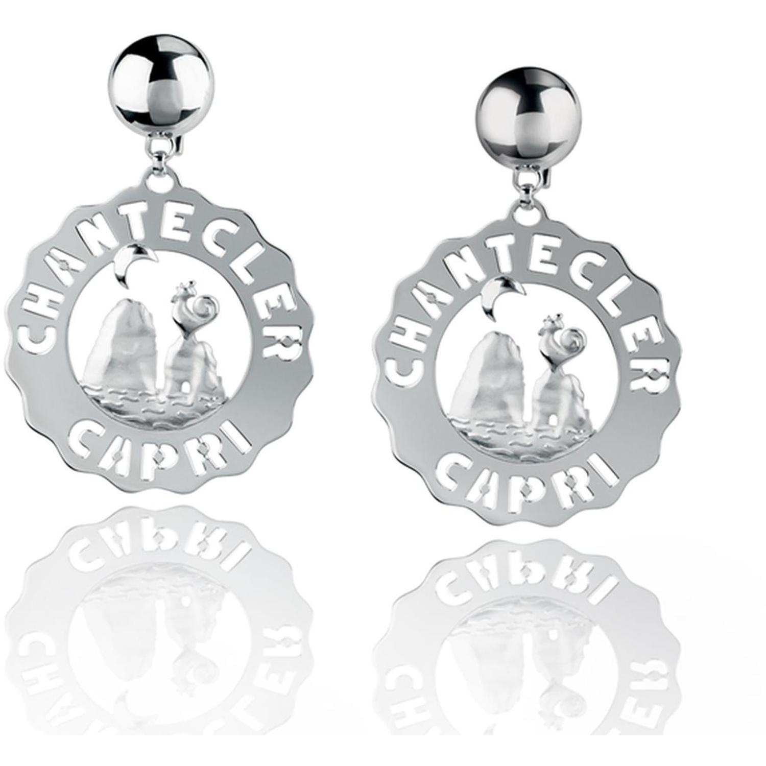 CHANTECLER - C.38910 - Women - Logo - Silver Logo Earrings